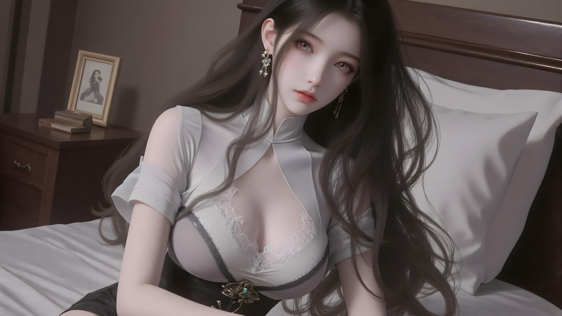 AI Porn - Lu Jiajia 고풍 캐릭터 갤러리 긴 머리 AI 이미지 갤러리 61P