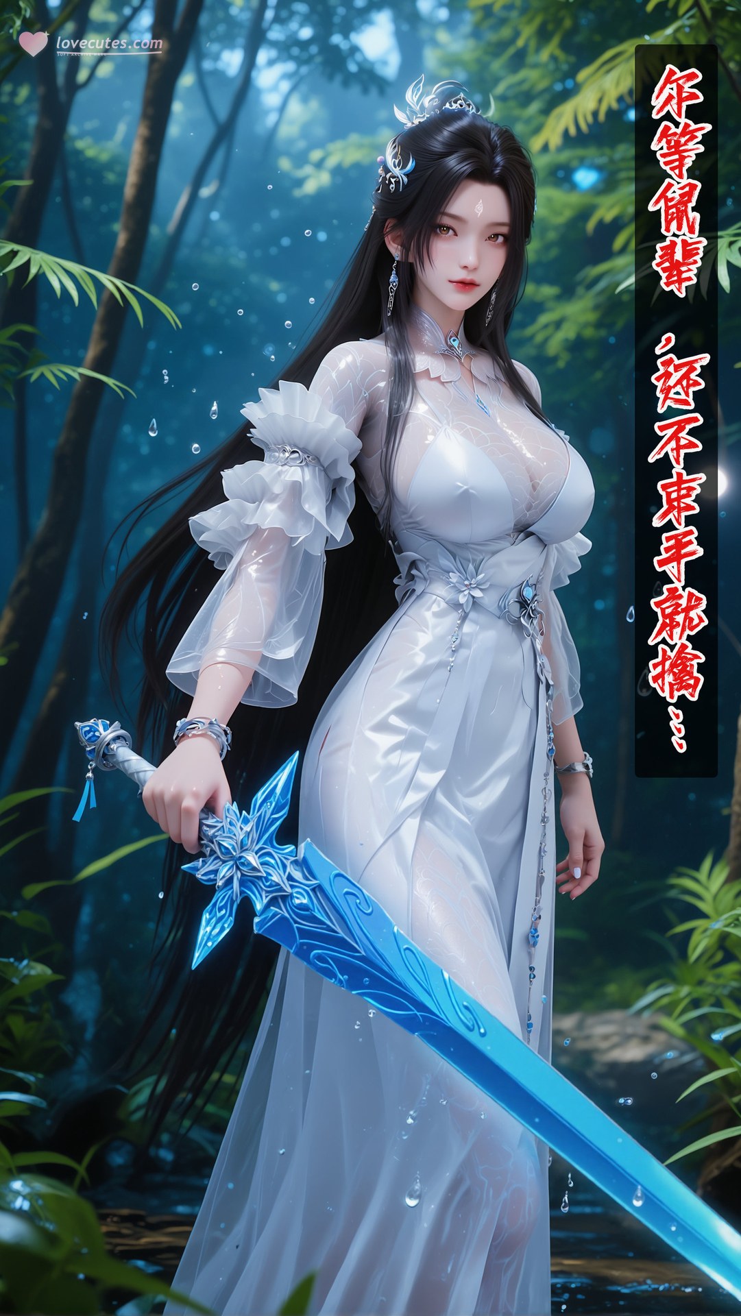AI Porn - 陆雪琪：江湖历练古风角色写真AI成人向图集 371P