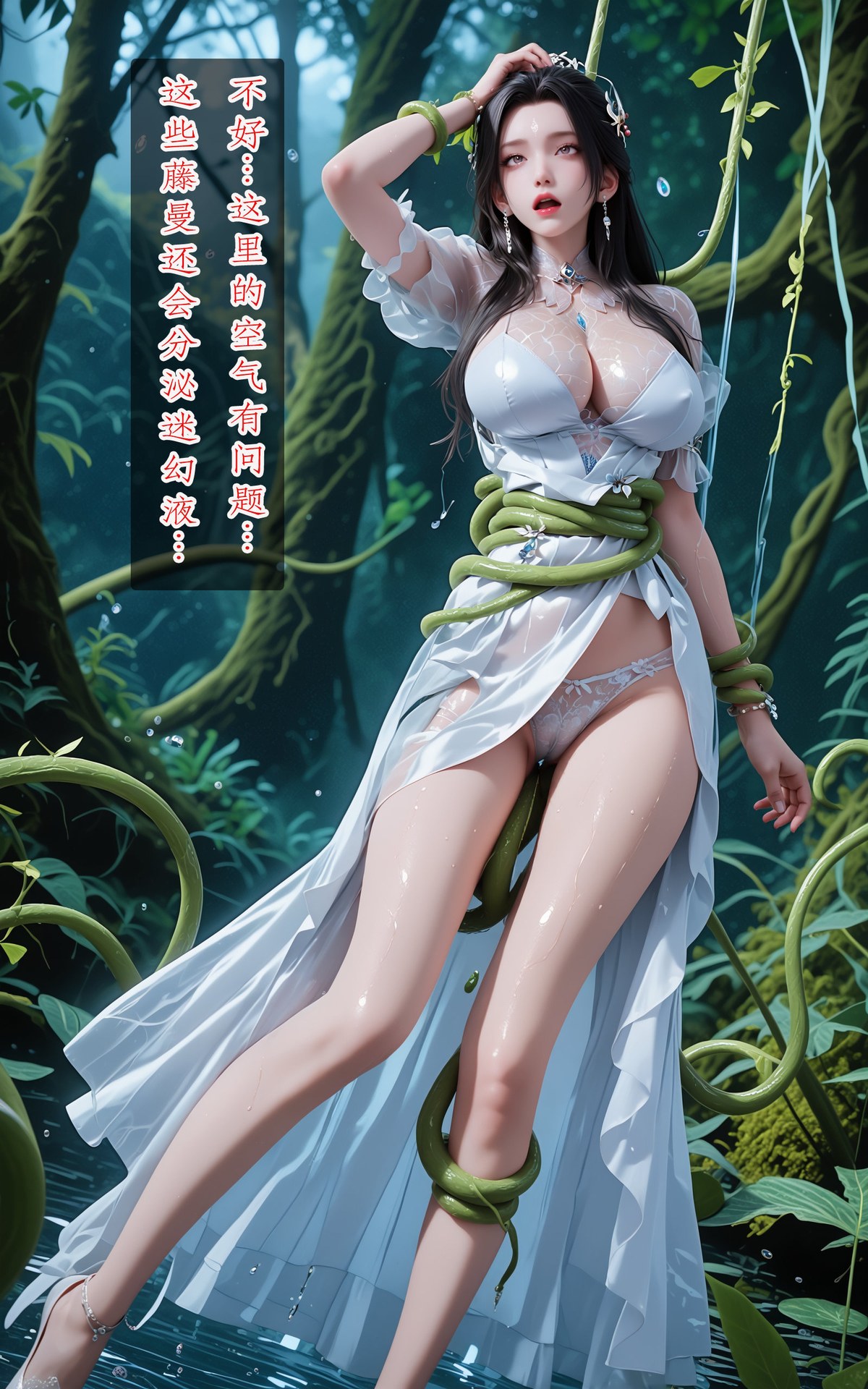 AI Porn - 陆雪琪：江湖历练古风角色写真AI成人向图集 371P