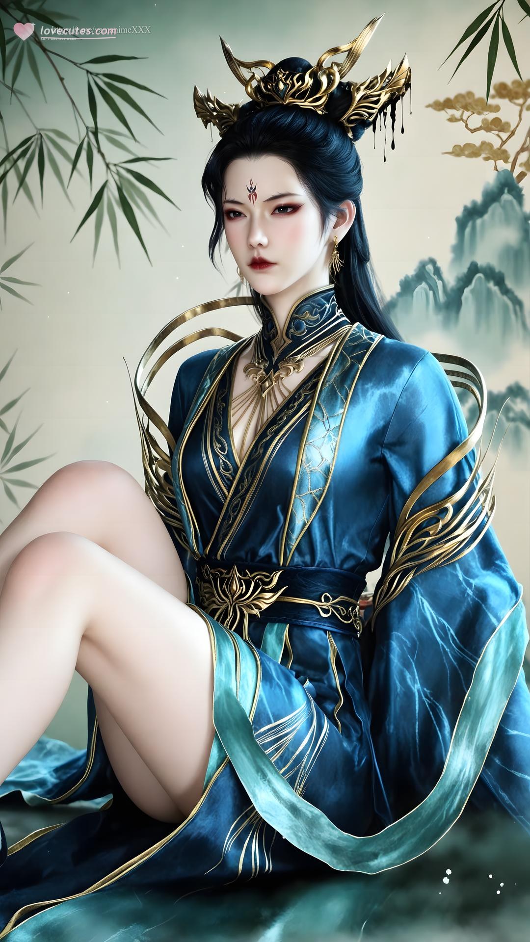 AI Porn - 裘蝶衣 古風 キャラクター画像集 ロングヘア AI画像ギャラリー 71P