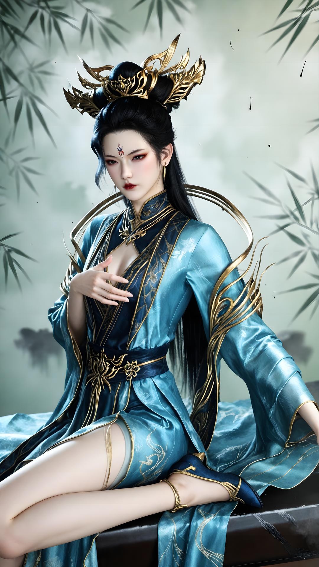 AI Porn - 裘蝶衣 古風 キャラクター画像集 ロングヘア AI画像ギャラリー 71P