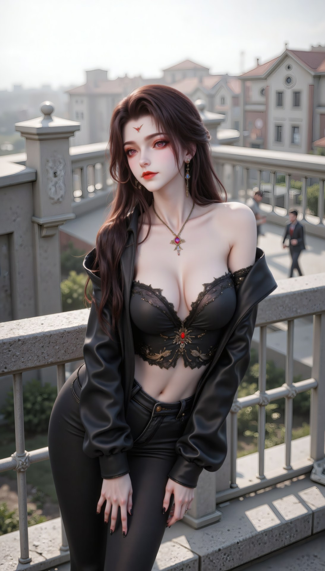 AI Porn - 西迪：古风角色写真长发AI成人向图集 71P