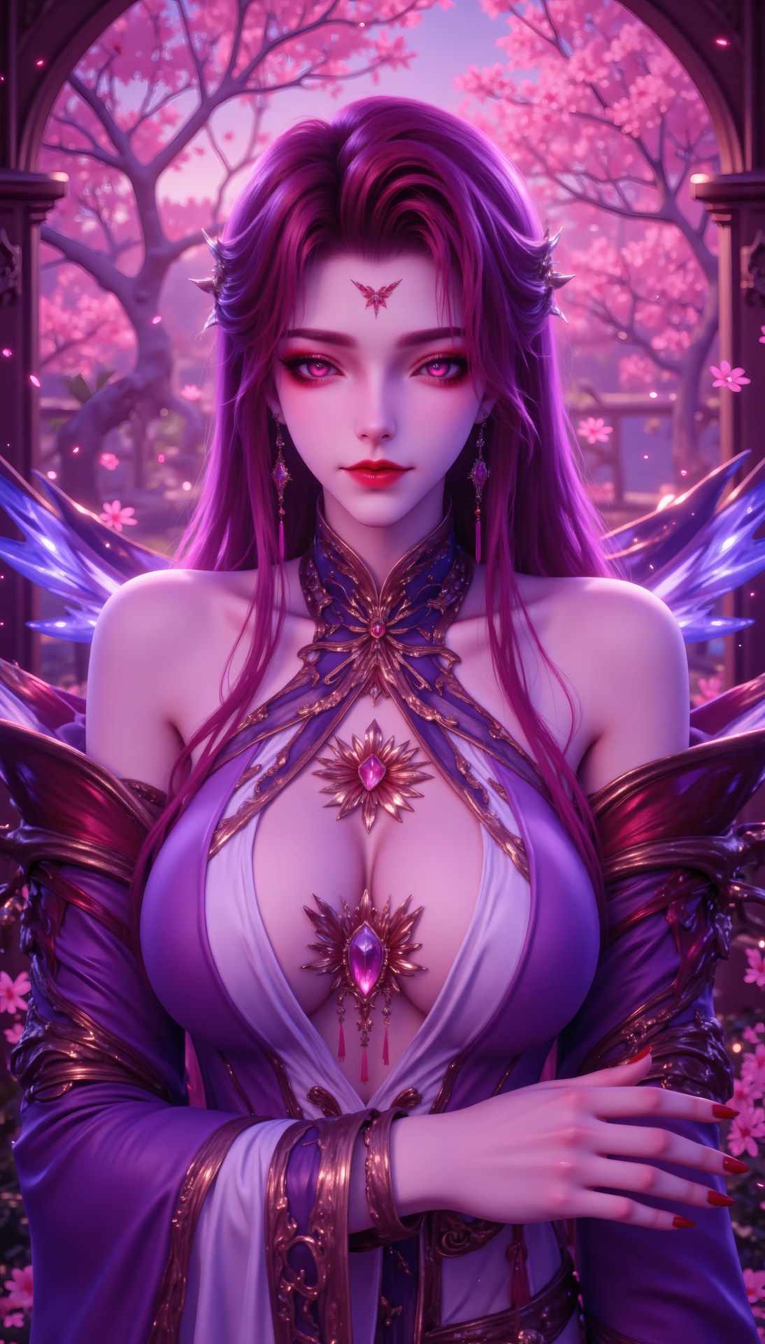 AI Porn - 西迪：古风角色写真长发AI成人向图集 71P