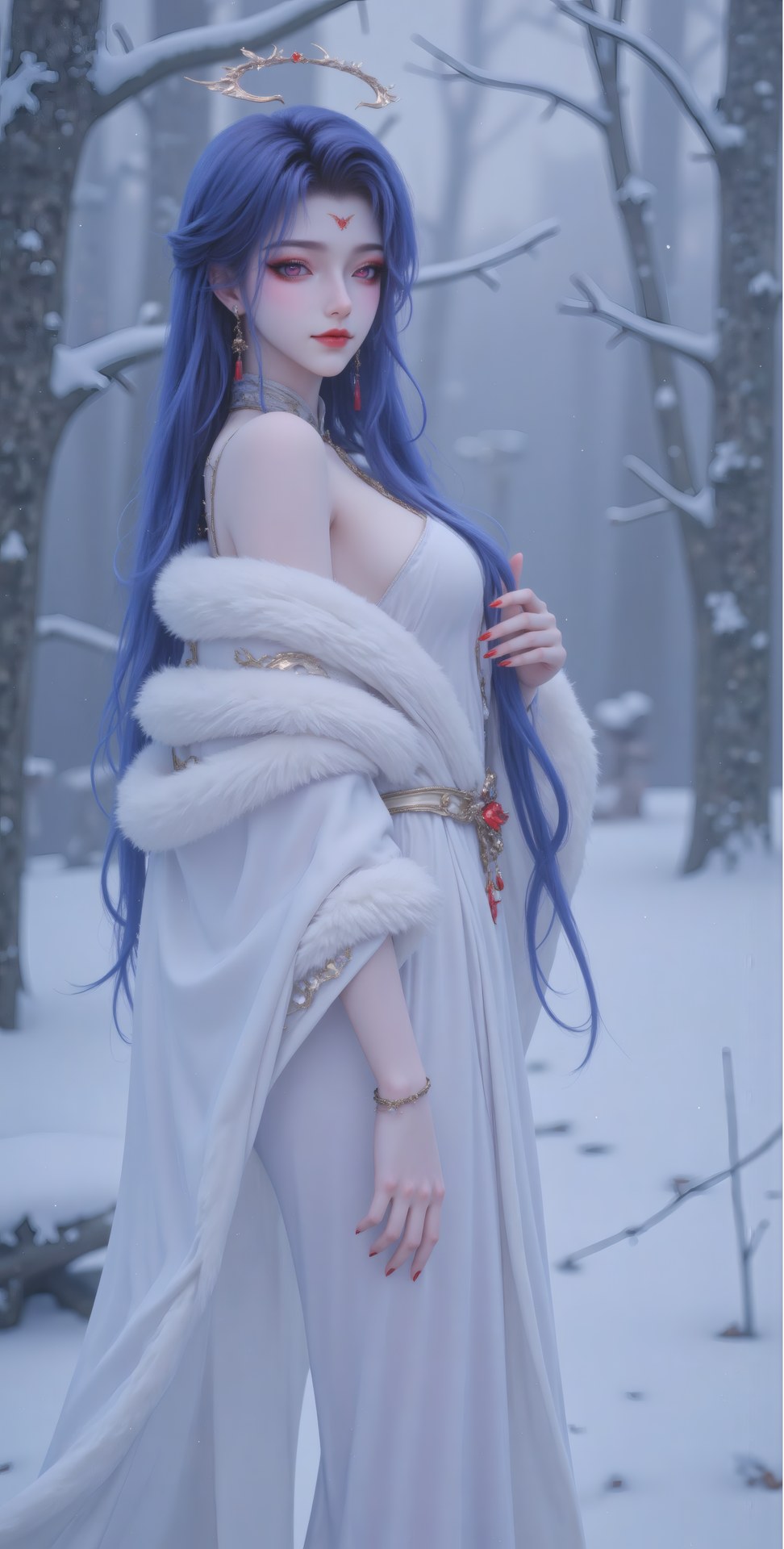AI Porn - 西迪：古风角色寫真長髮AI成人向圖集 71P