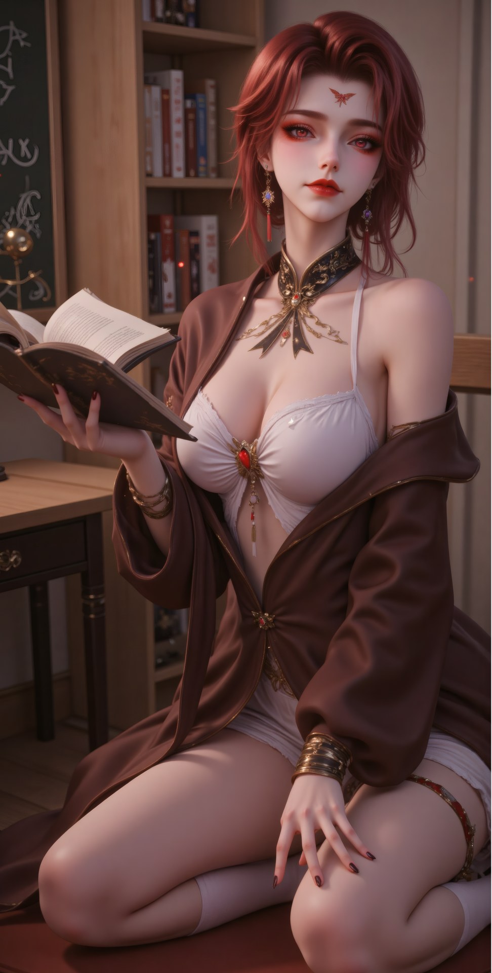 AI Porn - 西迪：古风角色寫真長髮AI成人向圖集 71P