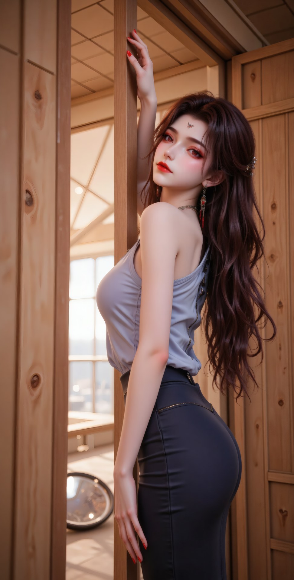 AI Porn - Xidi cổ phong bộ ảnh nhân vật tóc dài bộ sưu tập AI 71P