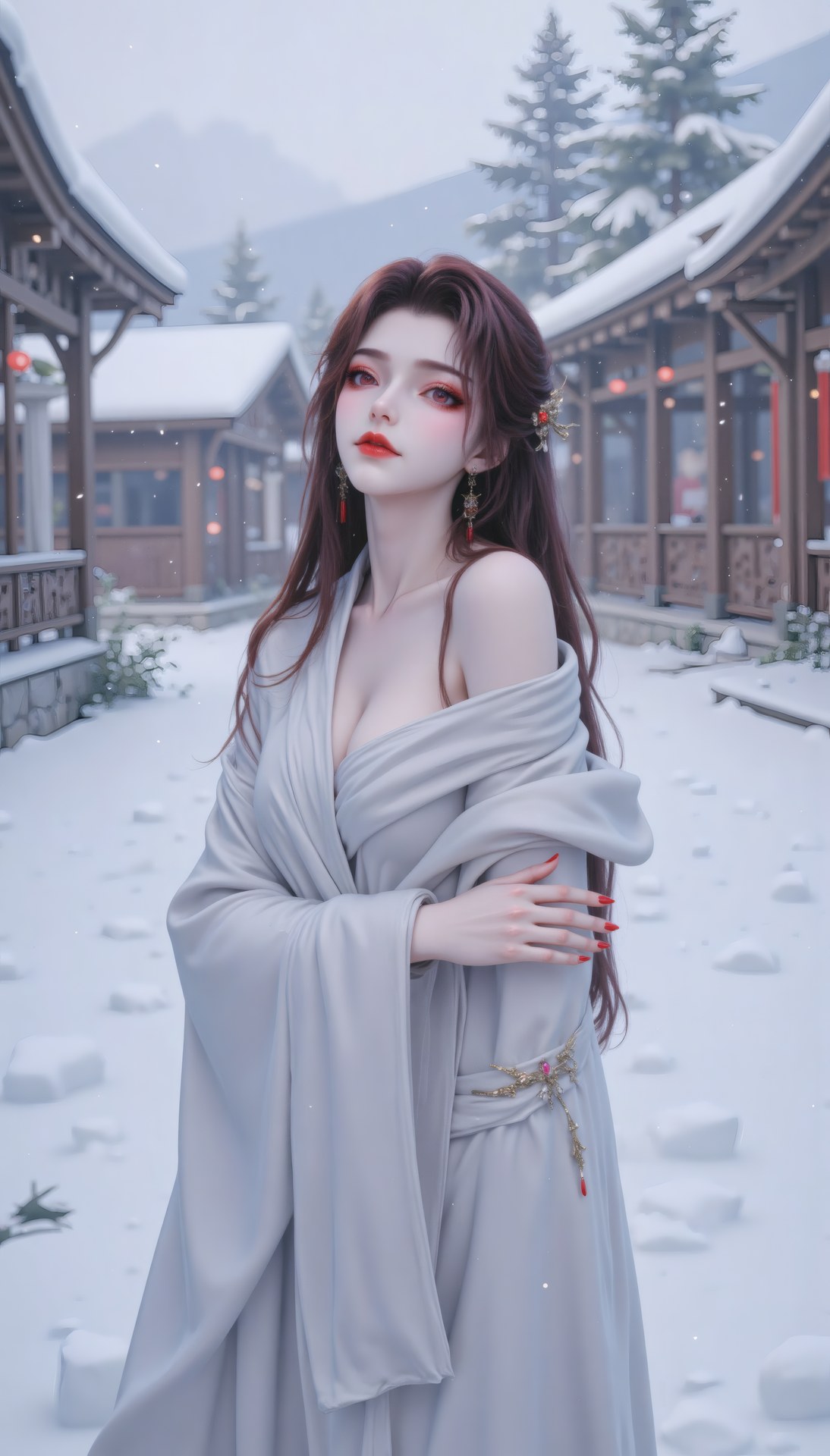 AI Porn - 西迪：古风角色寫真長髮AI成人向圖集 71P
