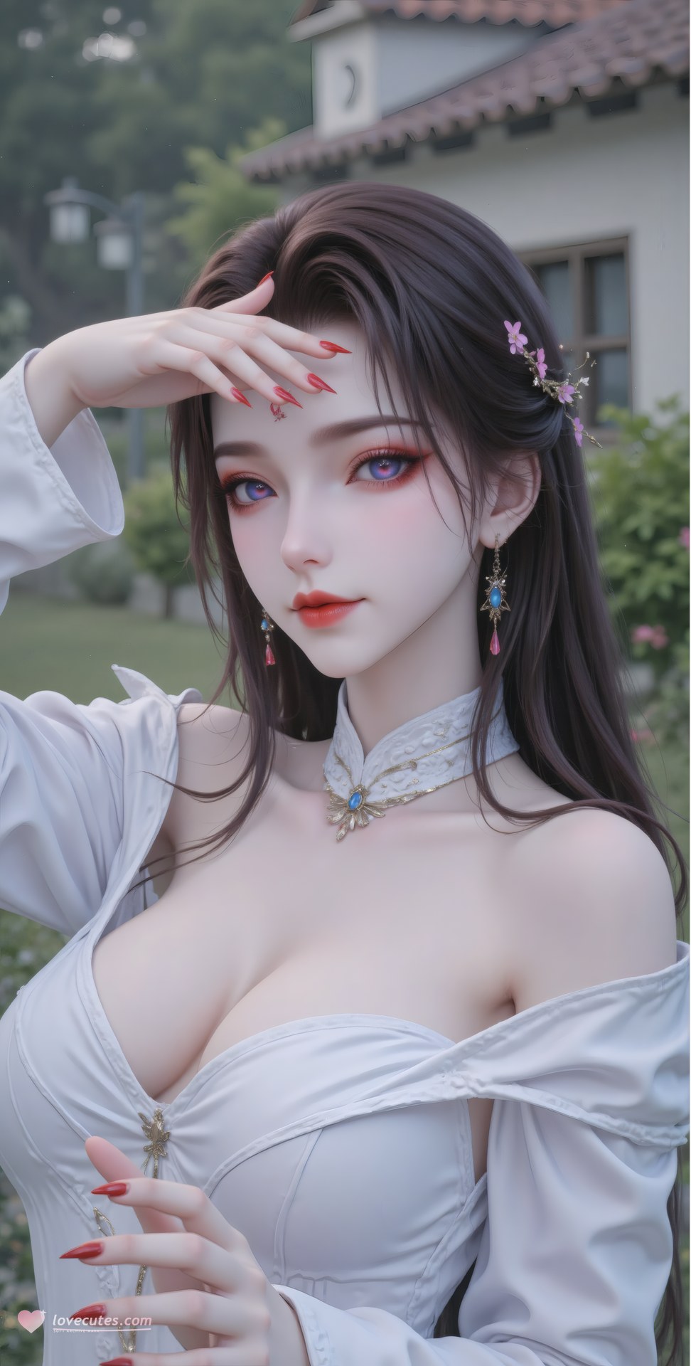 AI Porn - 西迪：古风角色寫真長髮AI成人向圖集 71P