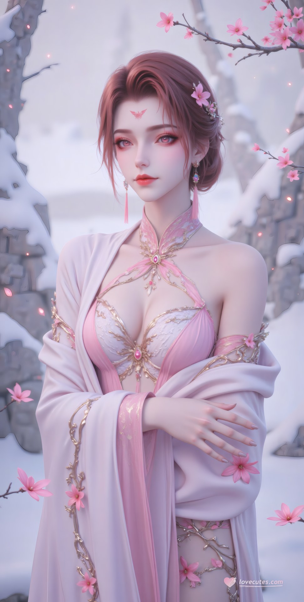 AI Porn - Xidi cổ phong bộ ảnh nhân vật tóc dài bộ sưu tập AI 71P