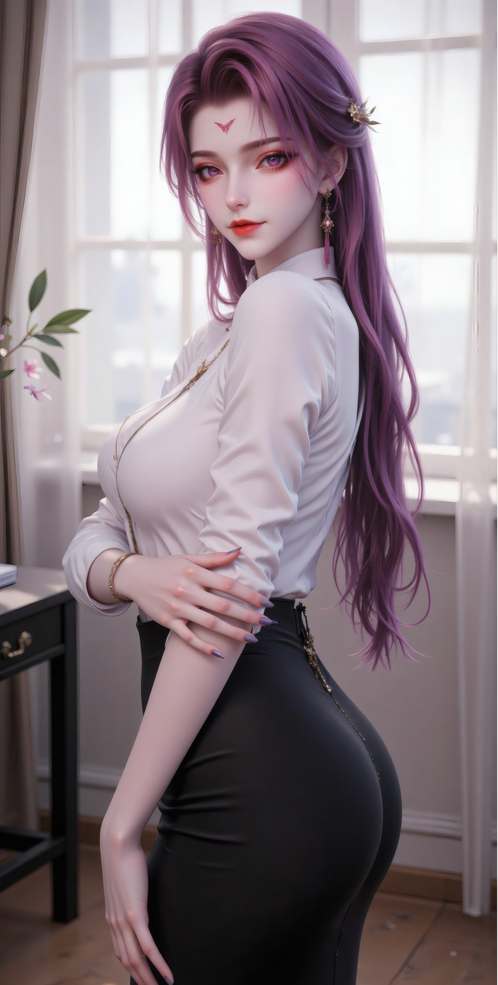 AI Porn - Xidi cổ phong bộ ảnh nhân vật tóc dài bộ sưu tập AI 71P
