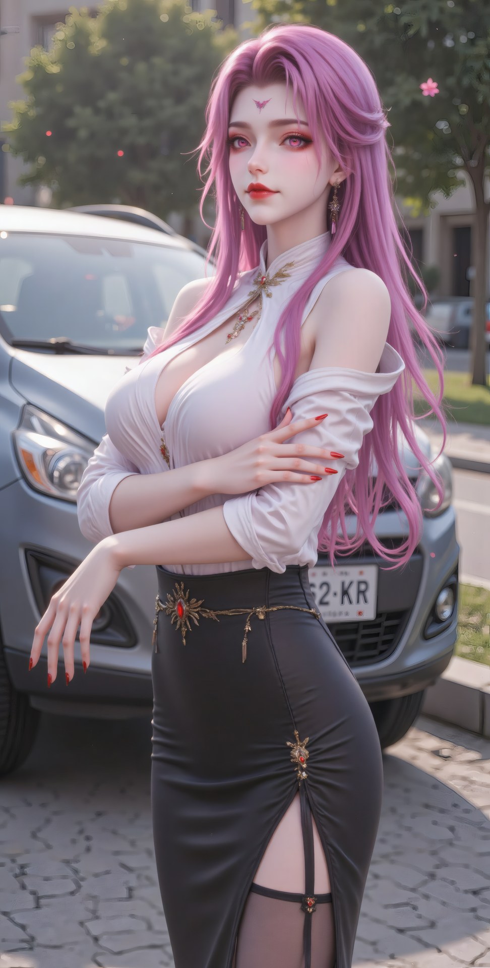 AI Porn - Xidi fantasy hanfu character gallery long hair AI Adult Gallery 71P