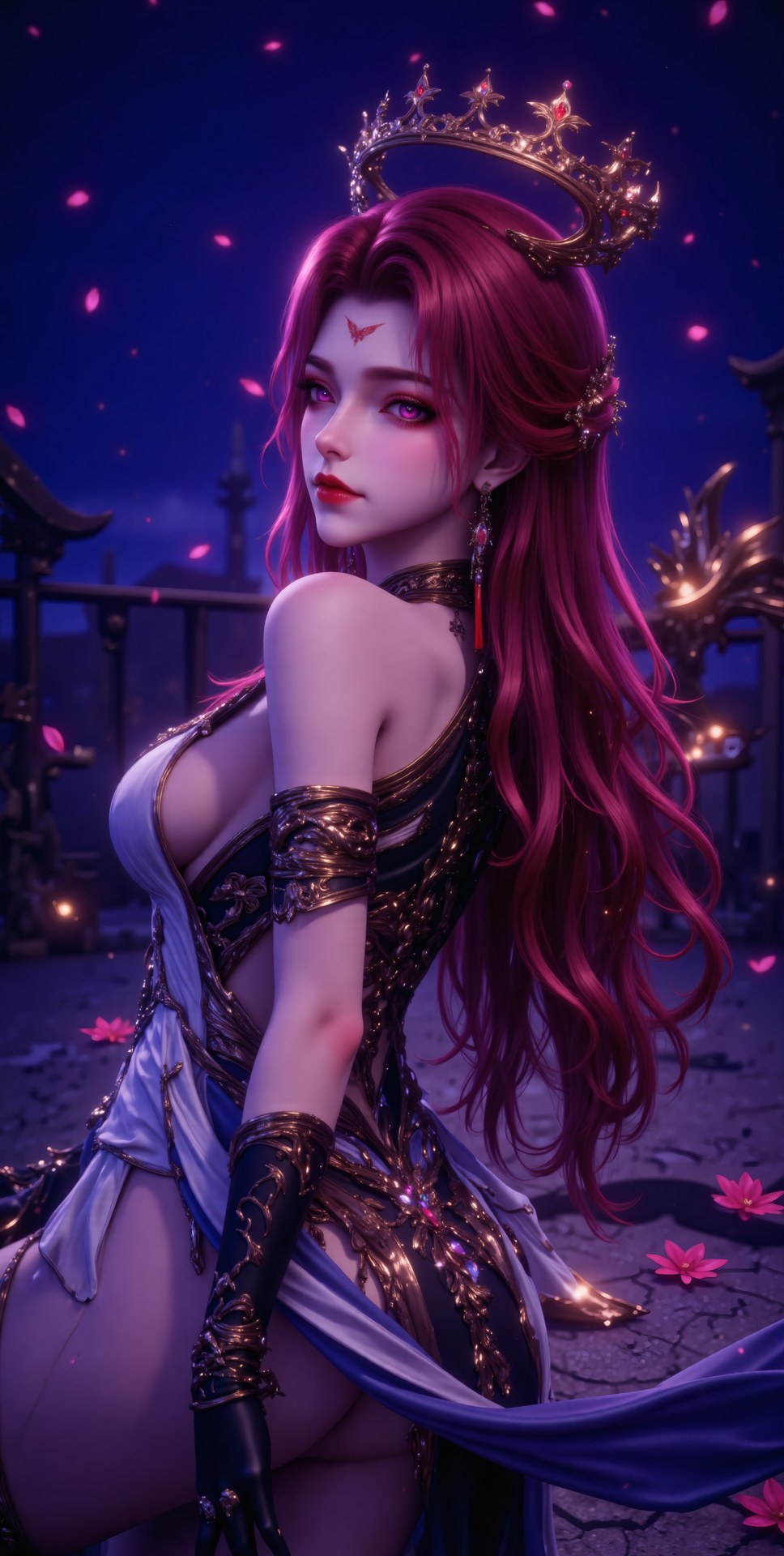 AI Porn - Xidi fantasy hanfu character gallery long hair AI Adult Gallery 71P