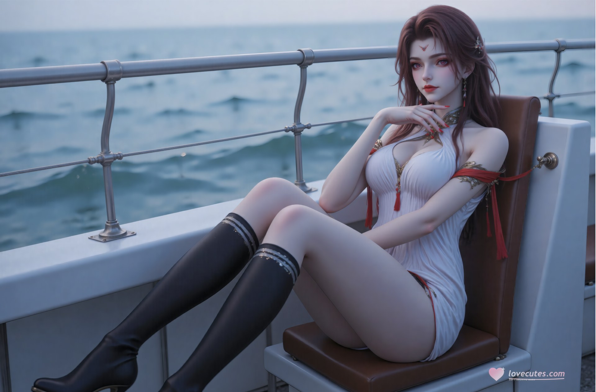 AI Porn - Xidi fantasy hanfu character gallery long hair AI Adult Gallery 71P