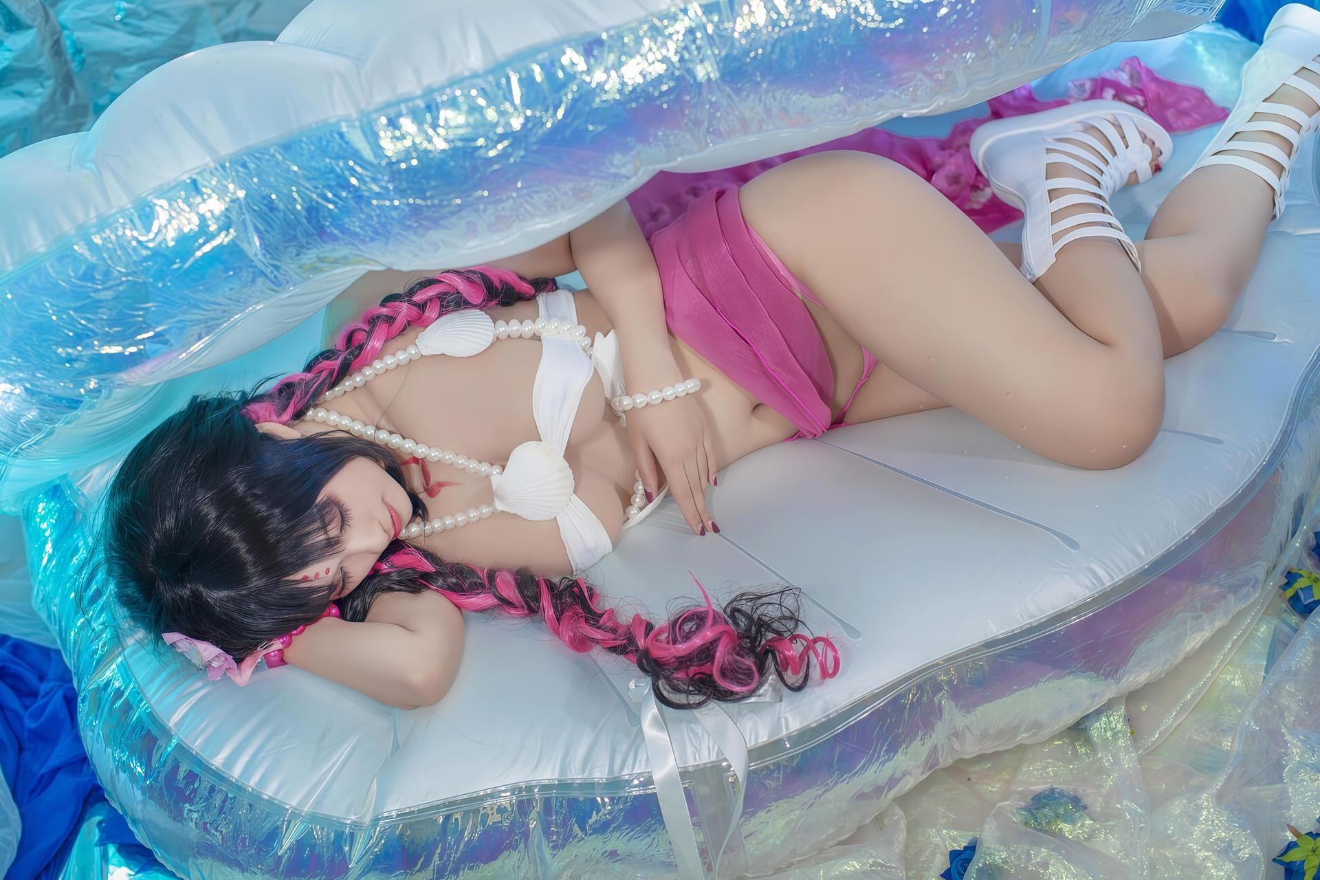 [Cosplay] LoLiSAMA - Sessyoin swimsuit stage 34P