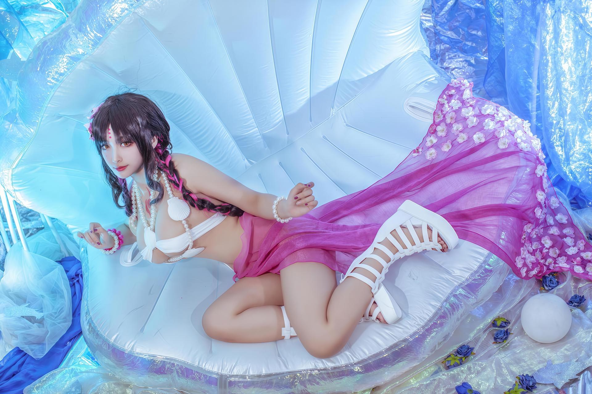 [Cosplay] LoLiSAMA - Sessyoin swimsuit stage 34P