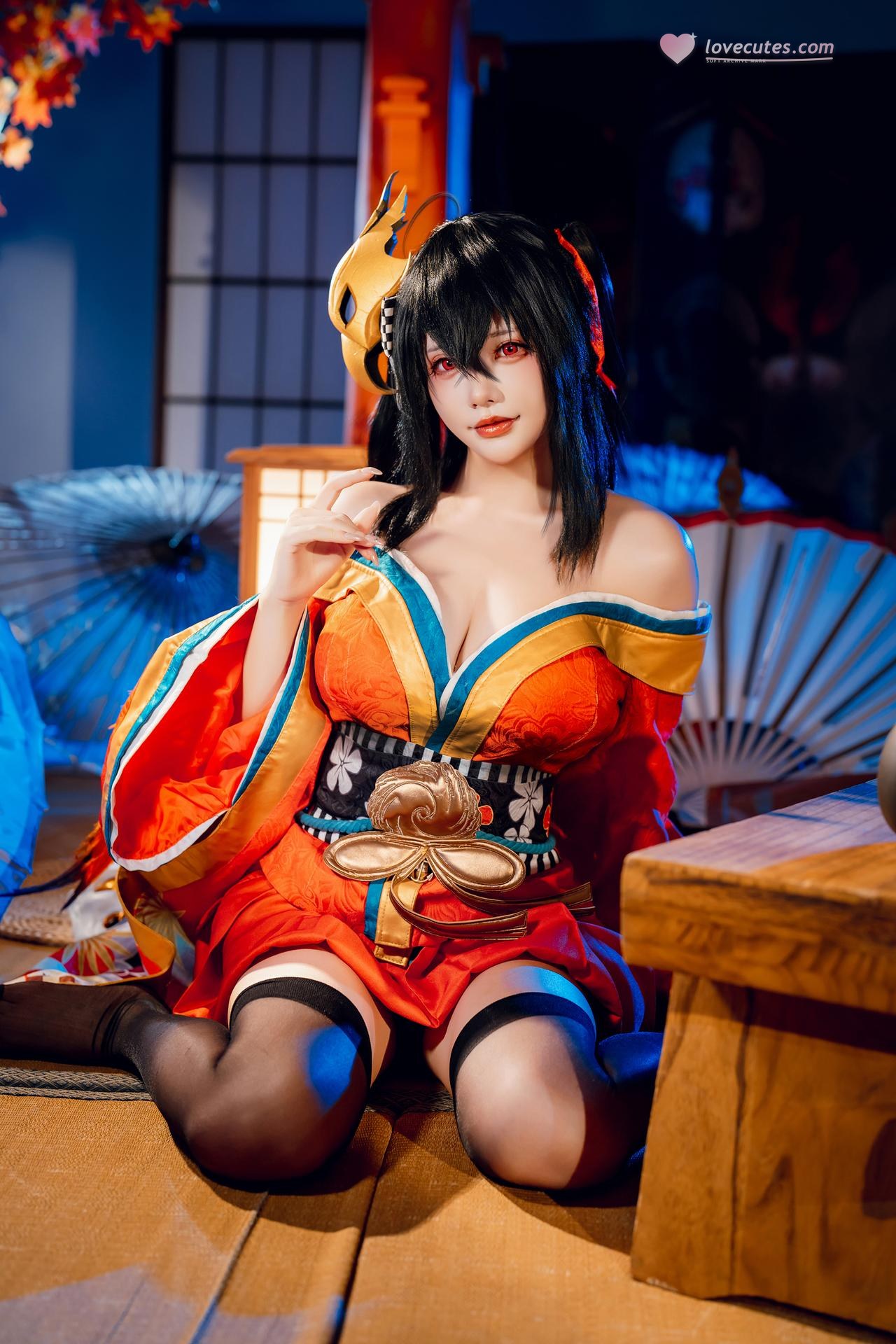 [Cosplay] Shiyi Zhi Xiongzai Ma - ไทโฮชุดกิโมโน คอสเพลย์ 50P