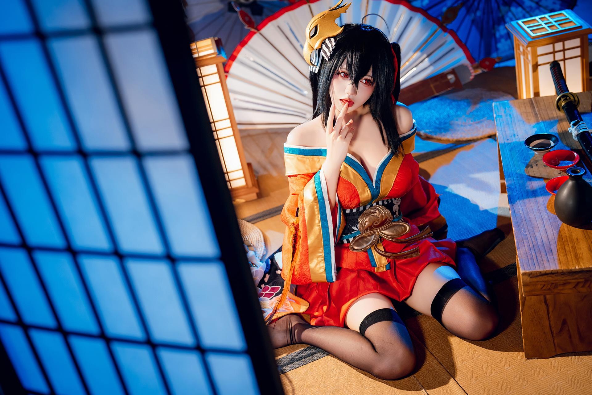 [Cosplay] Shiyi Zhi Xiongzai Ma - ไทโฮชุดกิโมโน คอสเพลย์ 50P