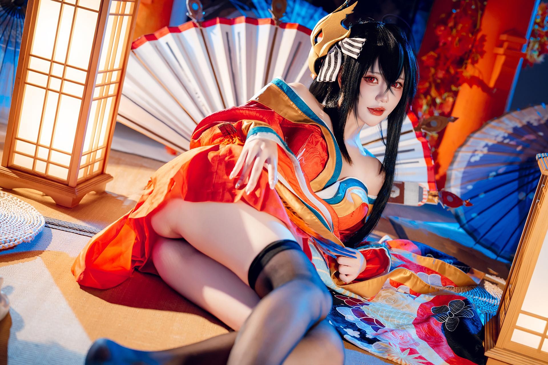 [Cosplay] Shiyi Zhi Xiongzai Ma - ไทโฮชุดกิโมโน คอสเพลย์ 50P