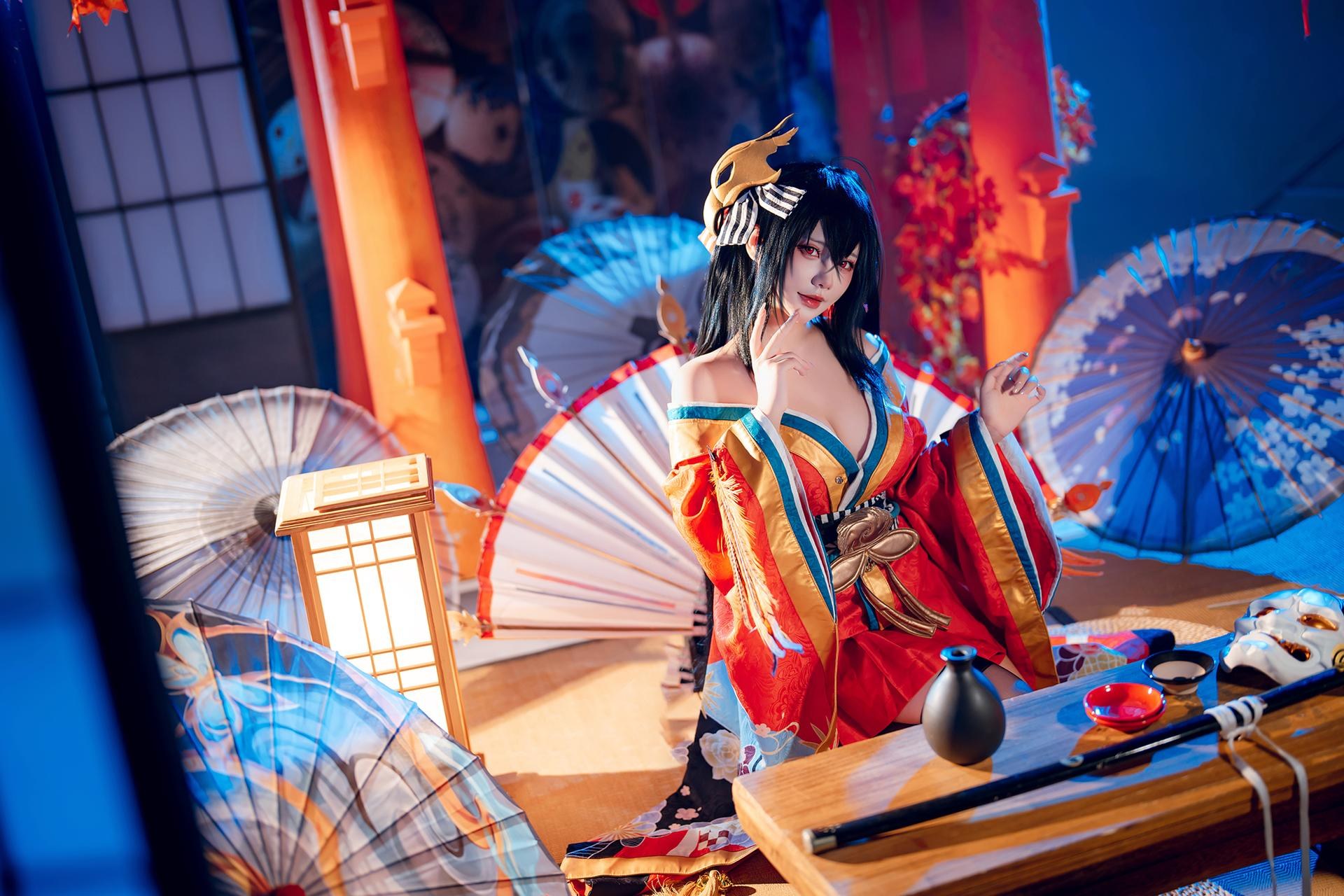 [Cosplay] Shiyi Zhi Xiongzai Ma - ไทโฮชุดกิโมโน คอสเพลย์ 50P