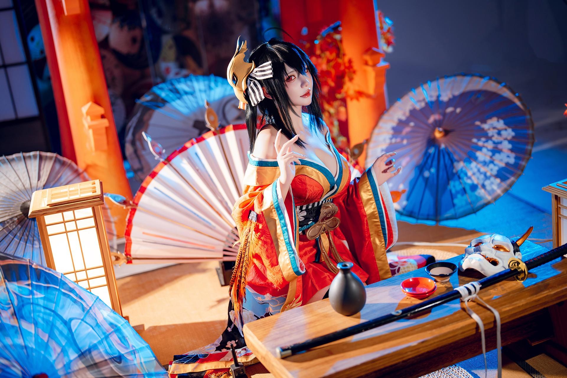 [Cosplay] Shiyi Zhi Xiongzai Ma - ไทโฮชุดกิโมโน คอสเพลย์ 50P