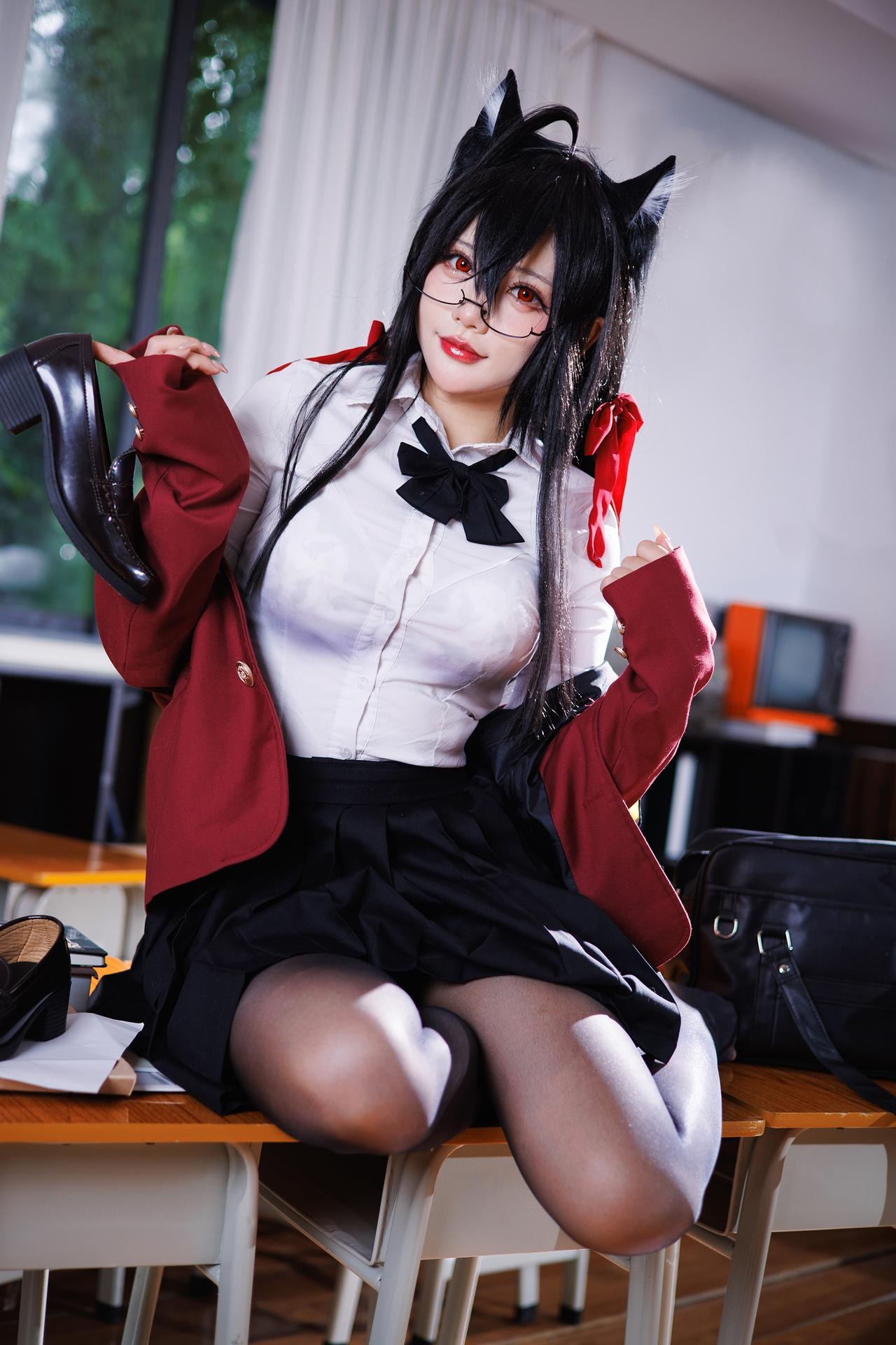 [cosplay] 是一只熊仔吗 - 大凤：大凤JK角色還原美腿大尺度 50P