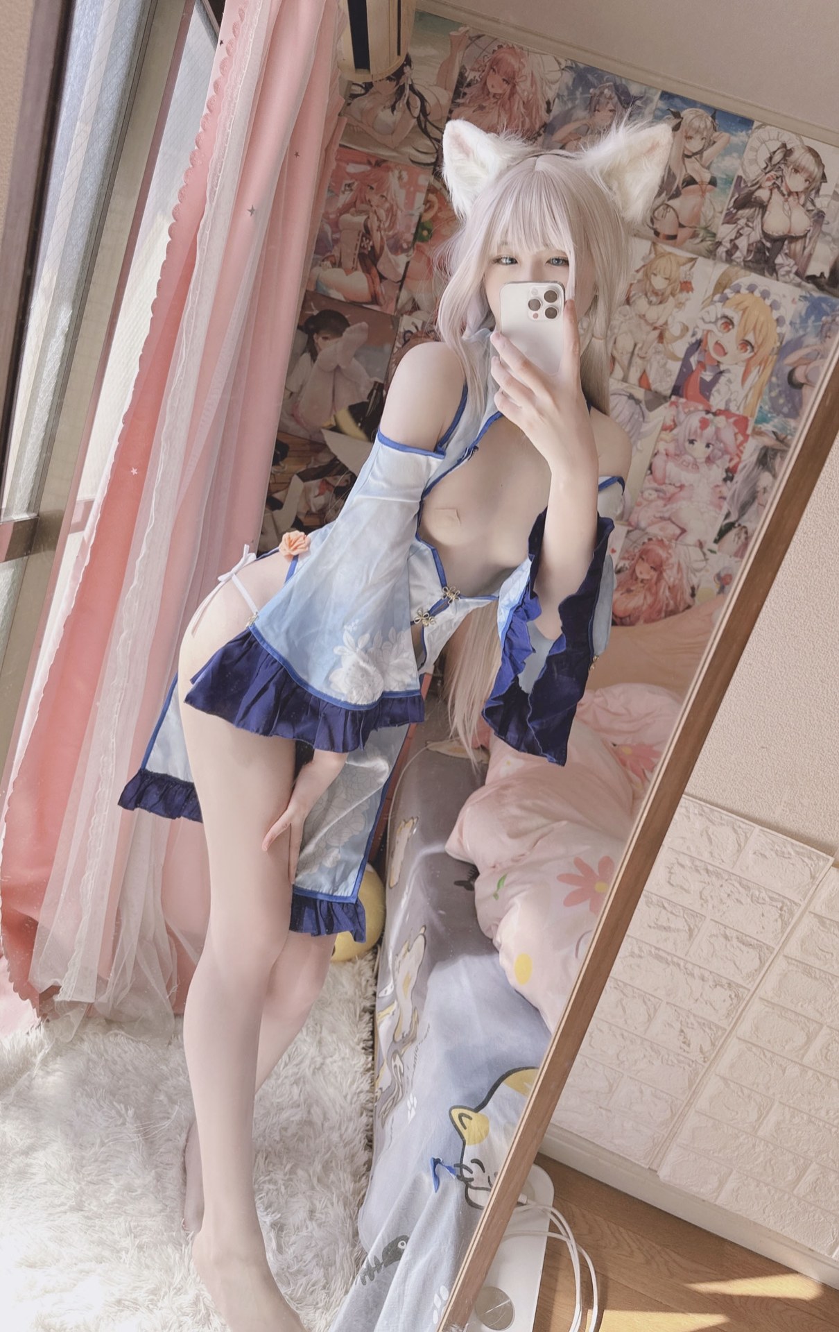 Xi Daidai - Qipao Xianglanzi ชุดภาพคอสเพลย์ 14P1V