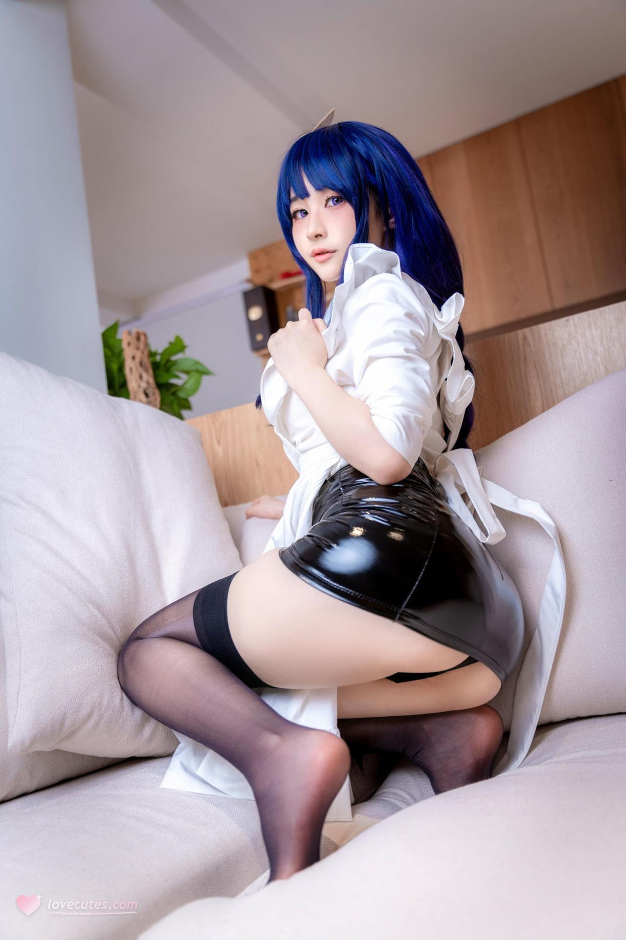 [cosplay] 幼愛Youmeko - 原神 雷电将军：原神 雷电将军角色還原美腿大尺度 20P