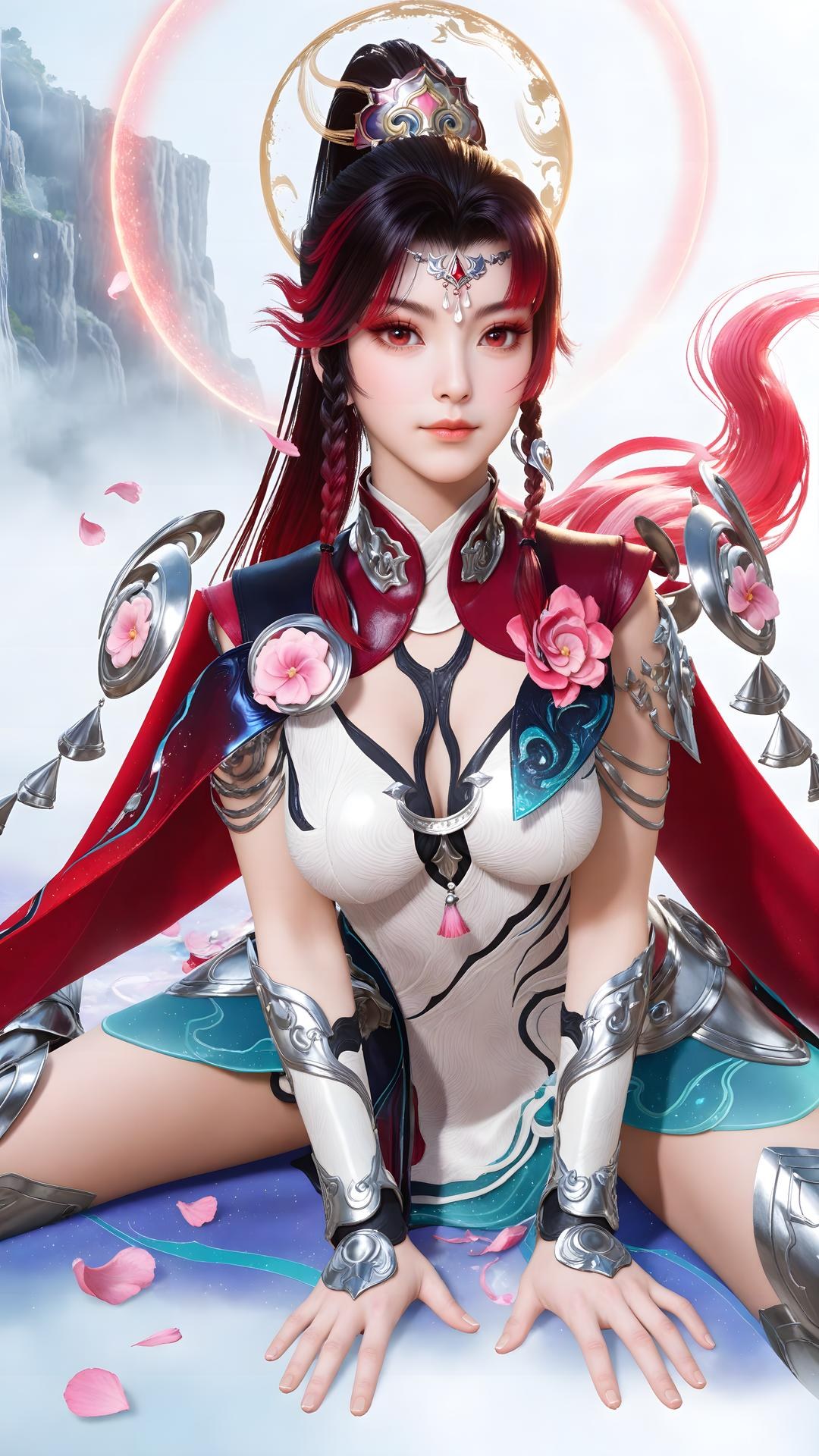 AI Generated Anime Girl - Shenji Yunying Mecha Bodysuit Character Gallery 68P