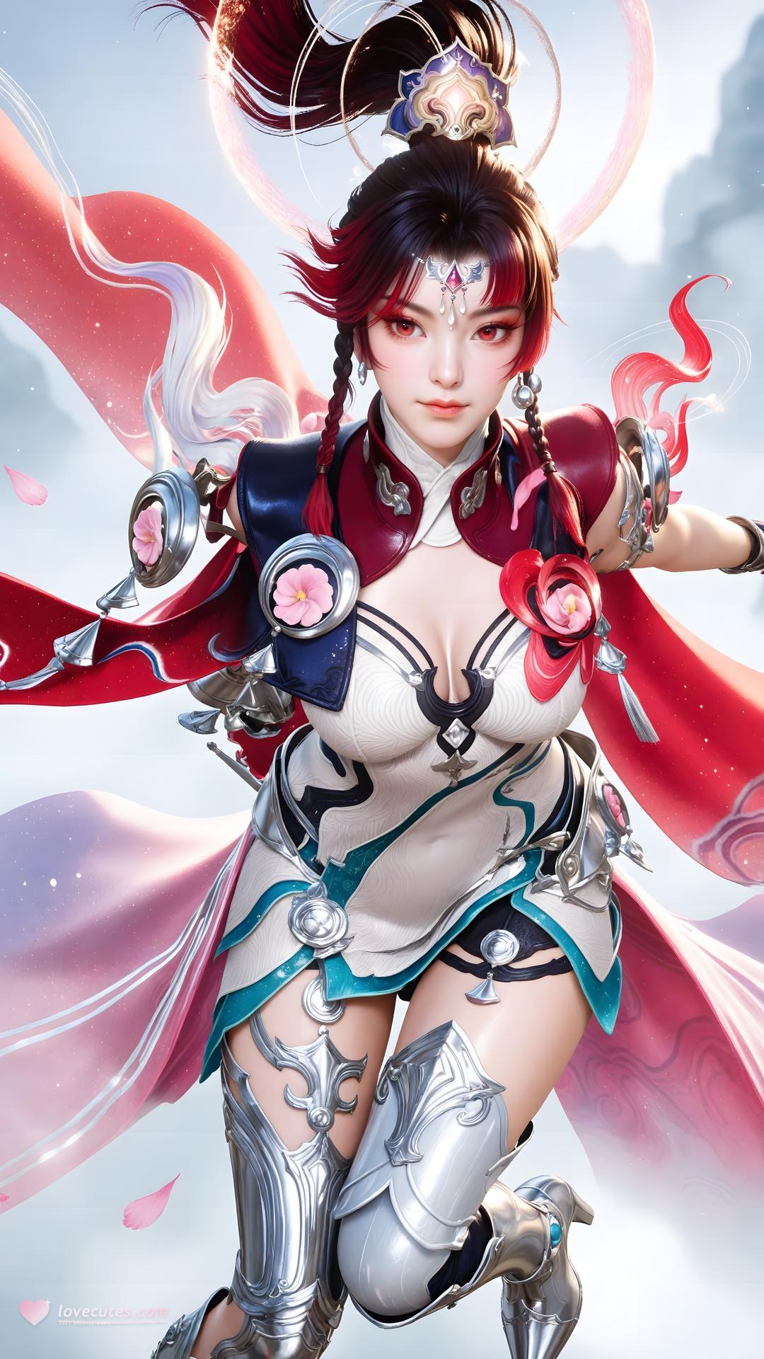 AI Generated Anime Girl - Shenji Yunying Mecha Bodysuit Character Gallery 68P