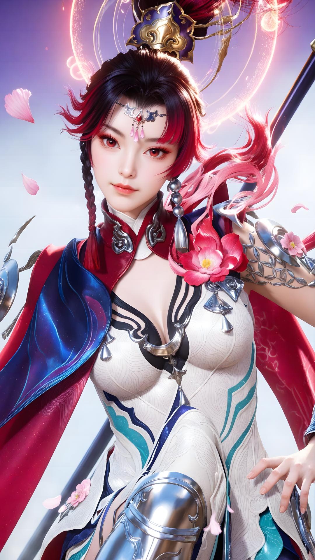 AI Generated Anime Girl - 神驥 雲纓 メカスーツ キャラクター画像集 68P