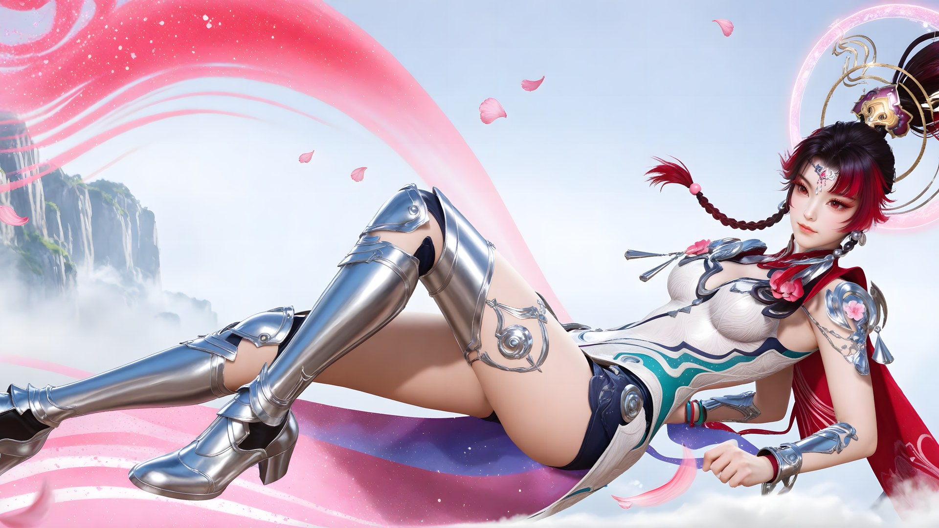 AI Generated Anime Girl - 神驥 雲纓 メカスーツ キャラクター画像集 68P
