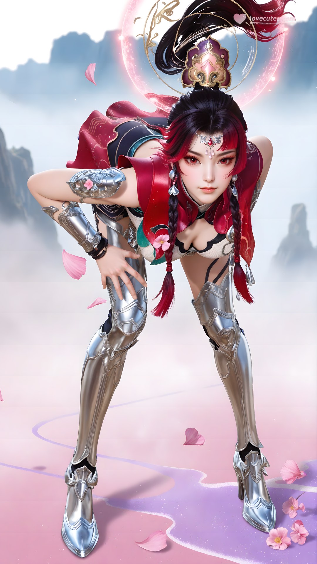 AI Generated Anime Girl - 神驥 雲纓 メカスーツ キャラクター画像集 68P