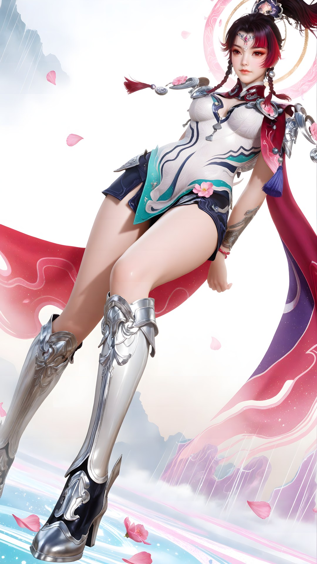 AI Generated Anime Girl - 神驥 雲纓 メカスーツ キャラクター画像集 68P