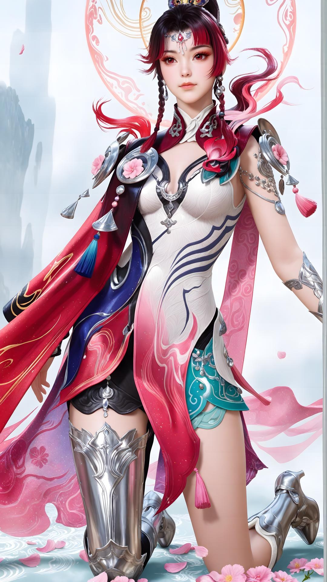 AI Generated Anime Girl - 神驥 雲纓 メカスーツ キャラクター画像集 68P