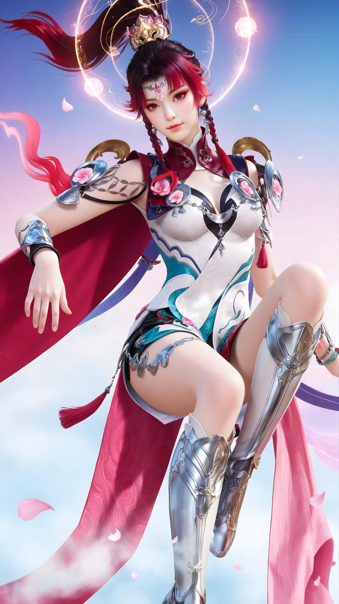 AI Generated Anime Girl - 神驥 雲纓 メカスーツ キャラクター画像集 68P