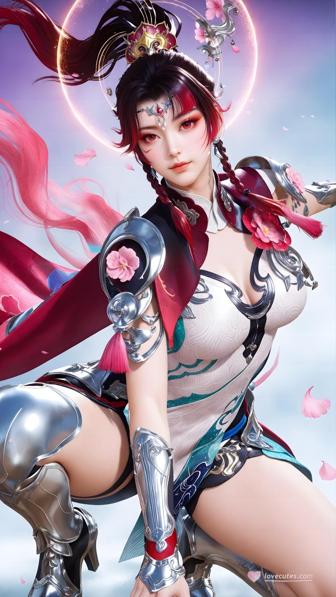 AI Generated Anime Girl - 神驥 雲纓 メカスーツ キャラクター画像集 68P
