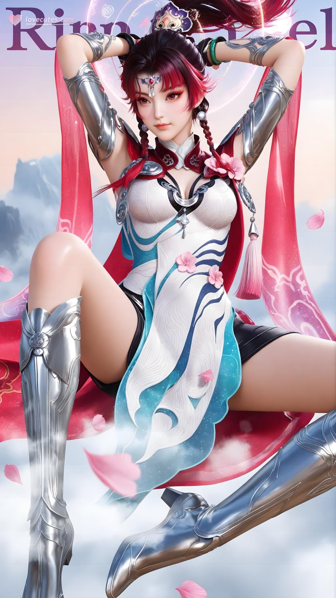 AI Generated Anime Girl - 神驥 雲纓 メカスーツ キャラクター画像集 68P