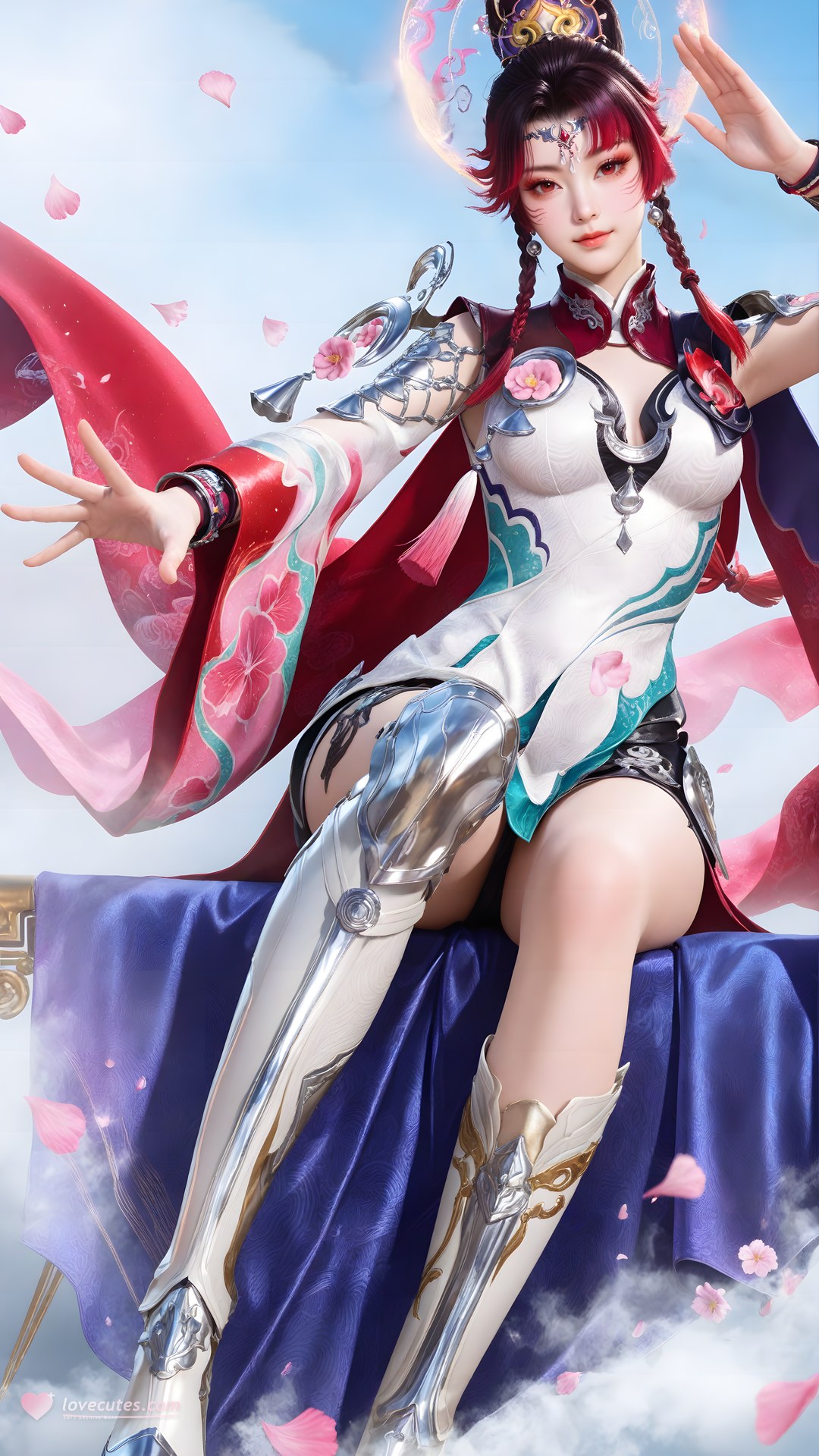 AI Generated Anime Girl - 神驥 雲纓 メカスーツ キャラクター画像集 68P