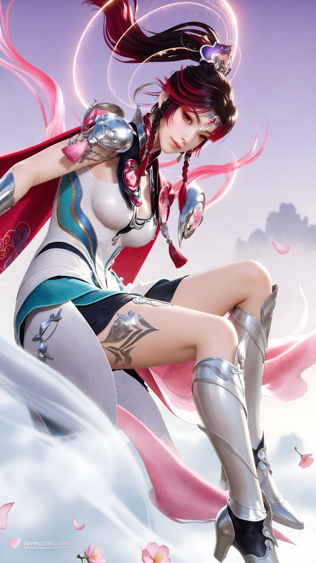 AI Generated Anime Girl - 神驥 雲纓 メカスーツ キャラクター画像集 68P