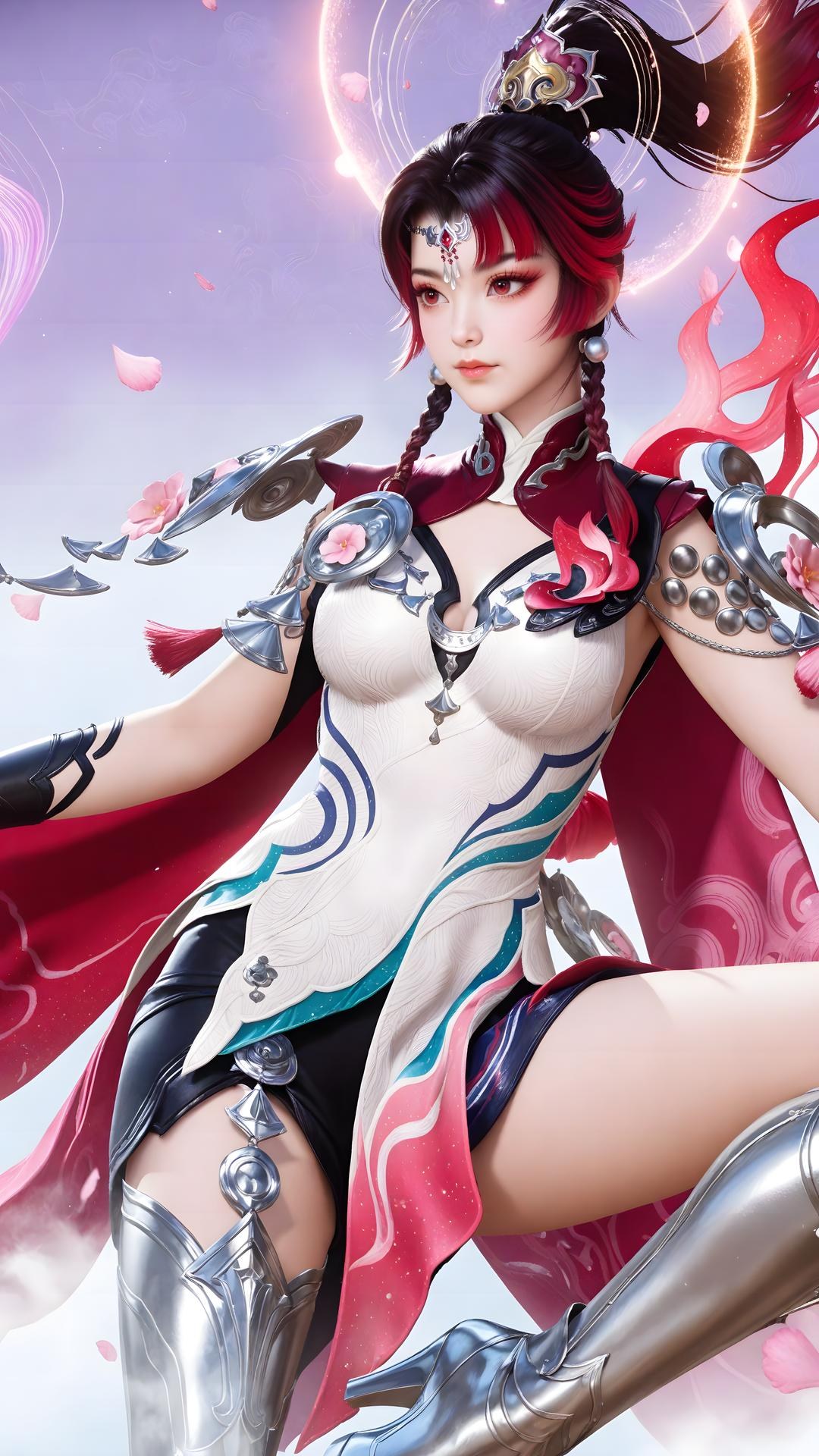 AI Generated Anime Girl - 神驥 雲纓 メカスーツ キャラクター画像集 68P