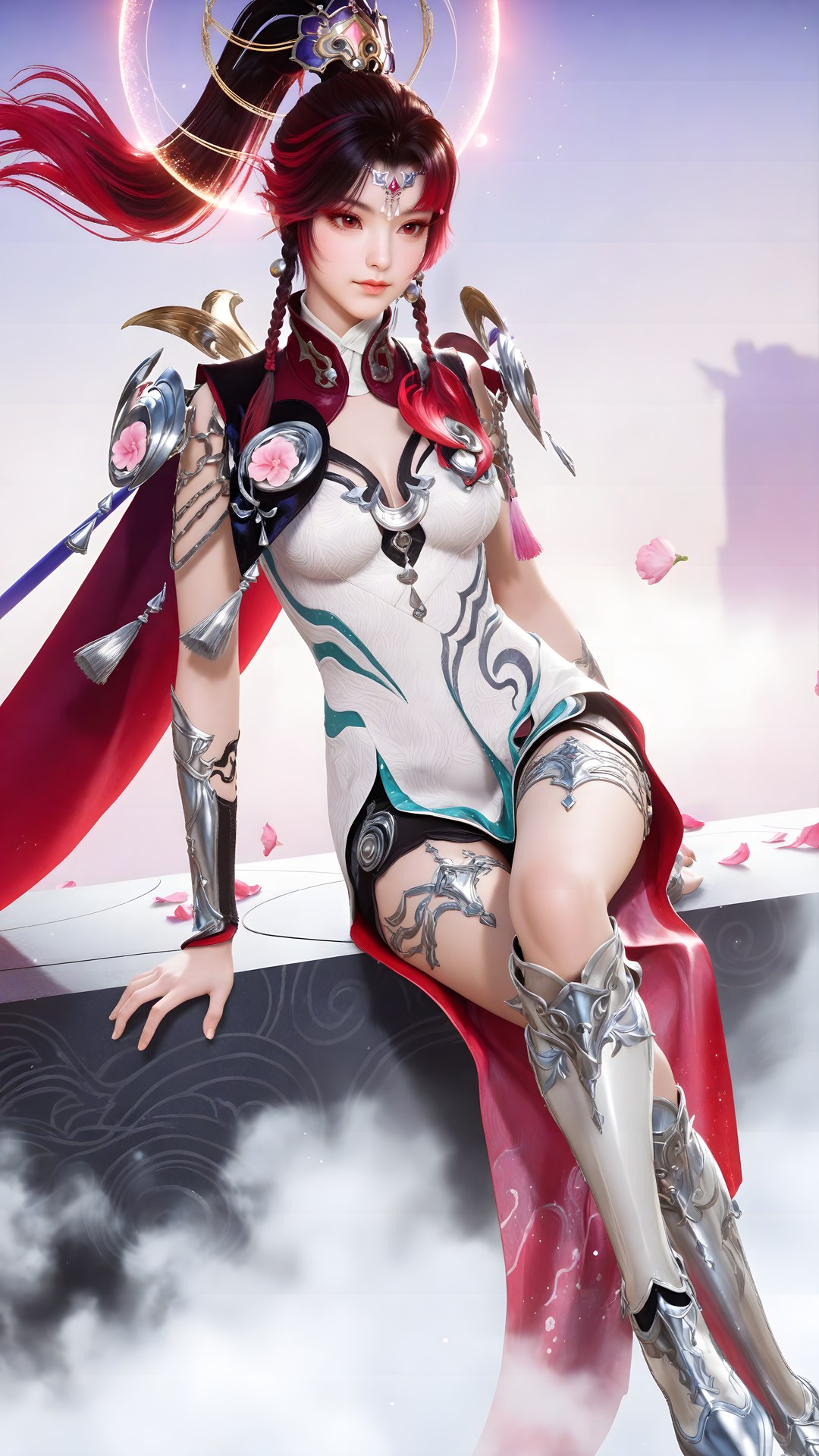 AI Generated Anime Girl - 神驥 雲纓 メカスーツ キャラクター画像集 68P
