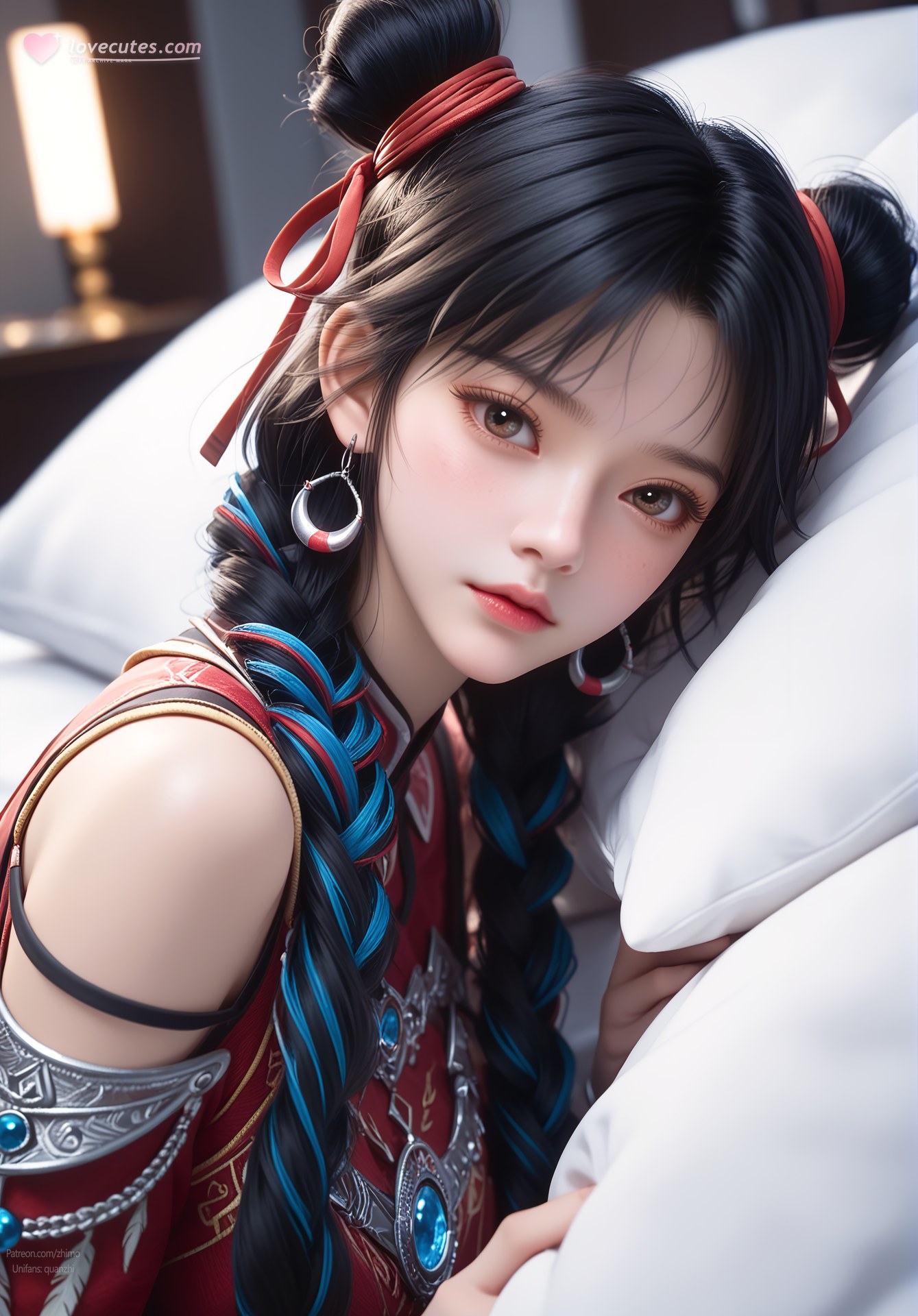 AI Nudes - 擇天記 白落衡 赤衣ツイン団子AIヌード画像集 105P