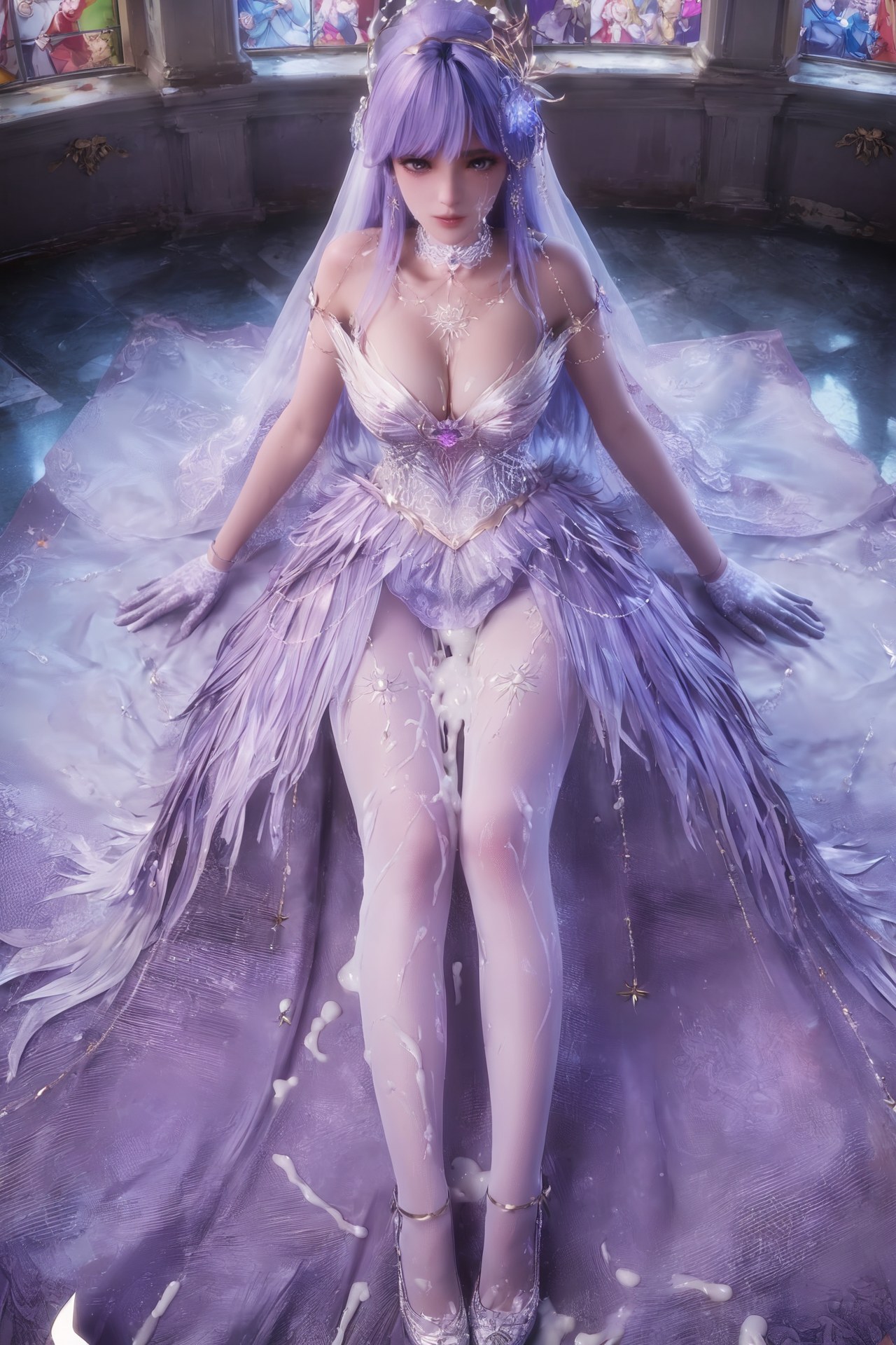 AI Porn - Throne of Seal Cai'er váy cưới tất trắng Part 1 250P