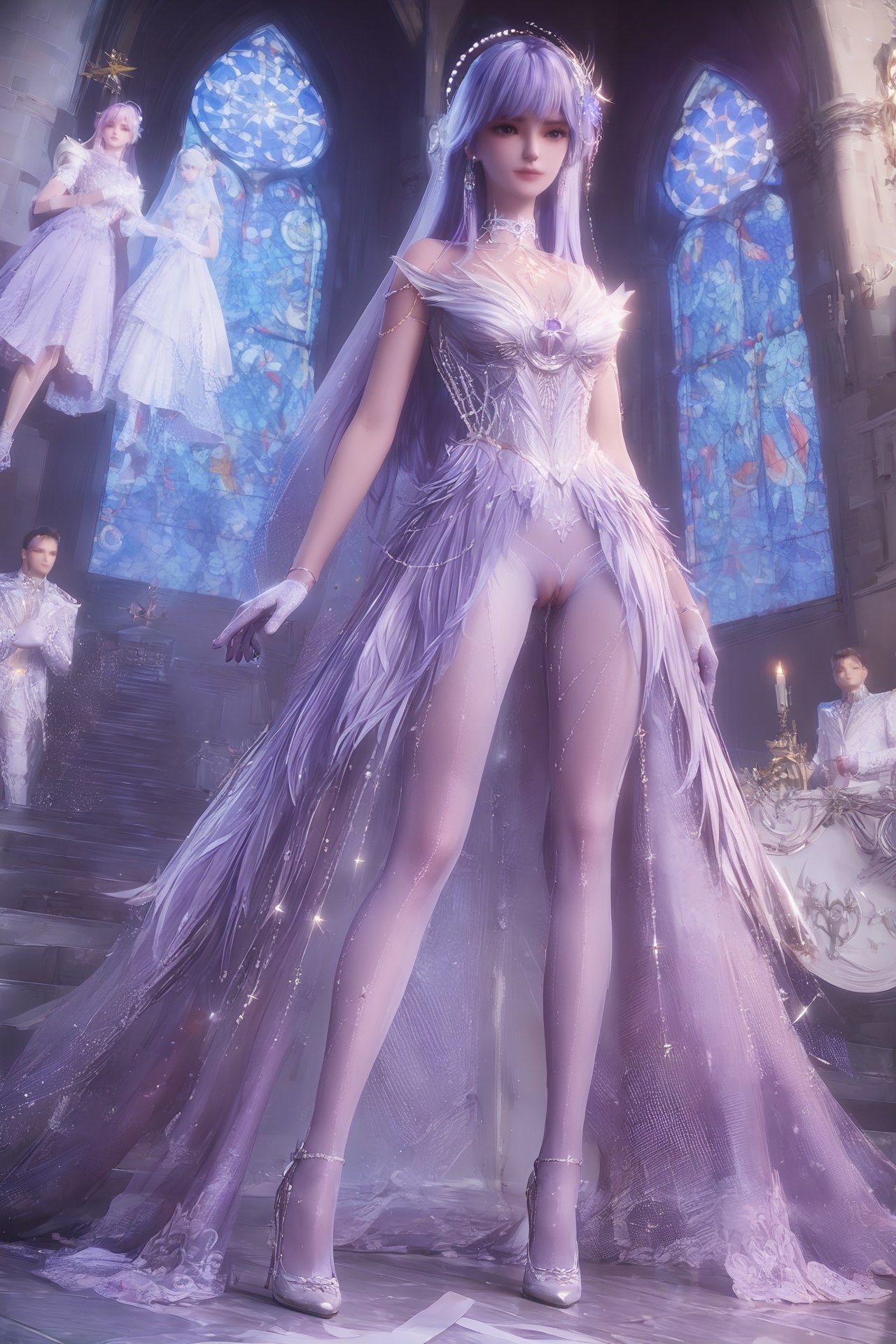 AI Porn - 神印王座 聖采兒：世紀婚禮白絲露穴 AI 成人圖集 Part 2 250P