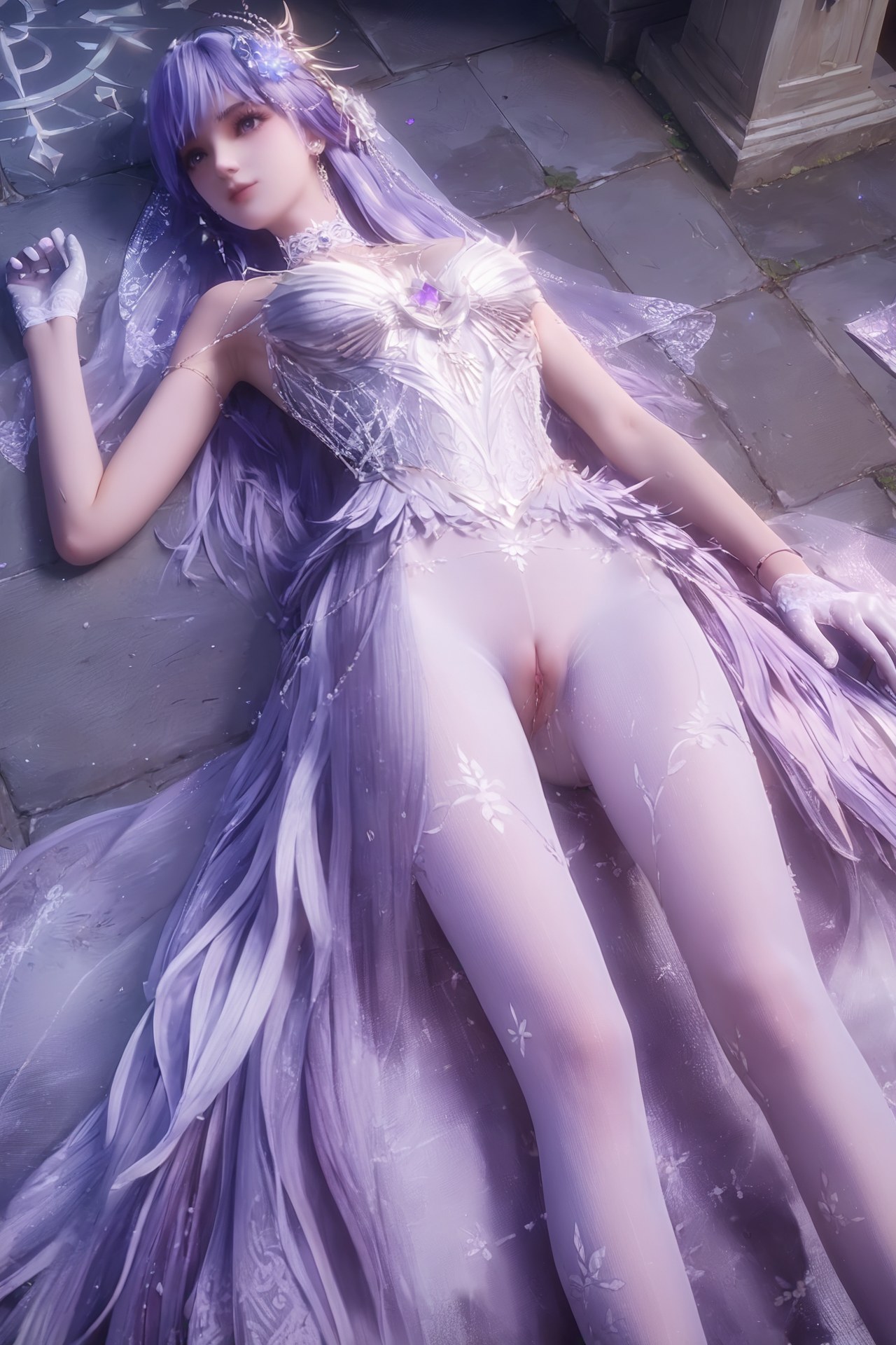 AI Porn - Throne of Seal Cai'er váy cưới tất trắng Part 2 250P