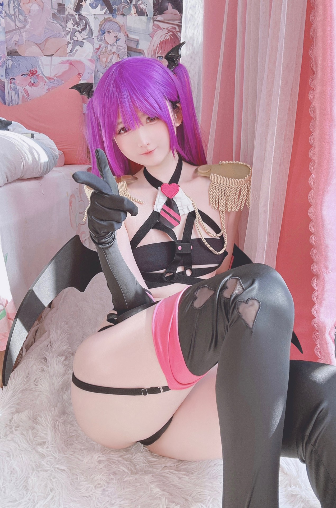 [cosplay] 習呆呆 - 米莉埃拉：翘臀大尺度露點角色還原 19P2G