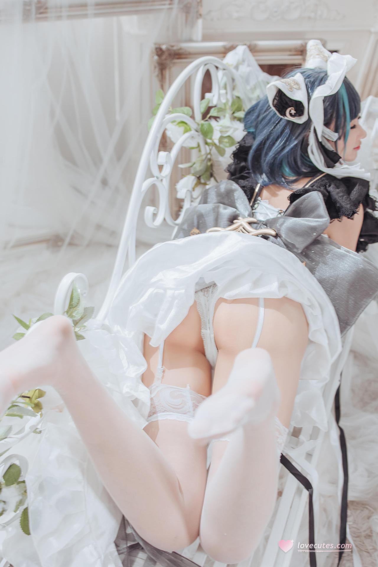 [Cosplay] Hanyu Sanwei - Cheshire hầu gái dáng đẹp 35P
