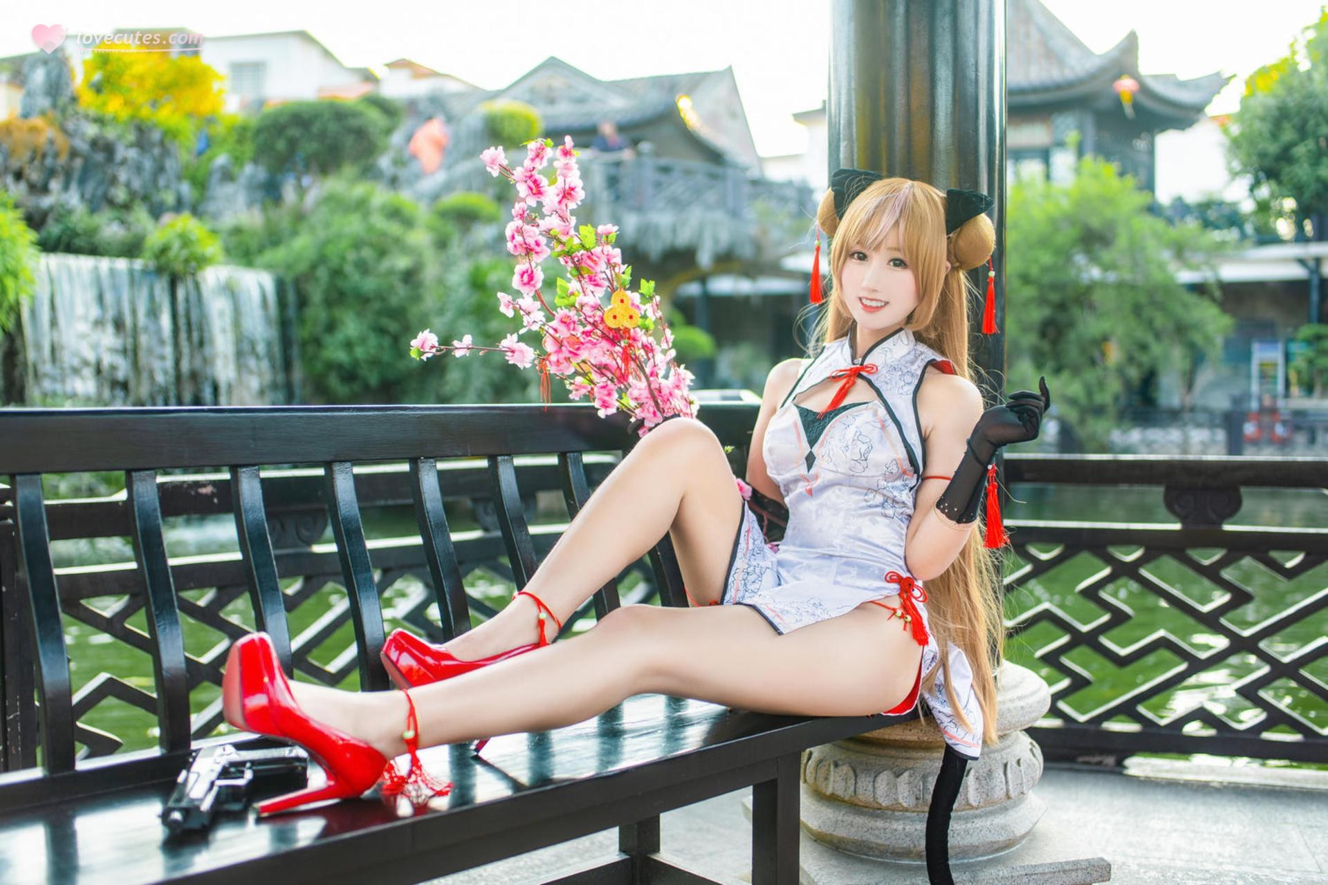 [Cosplay] Hanyu Sanwei - Girls Frontline Mk23 Honey Flower 18P