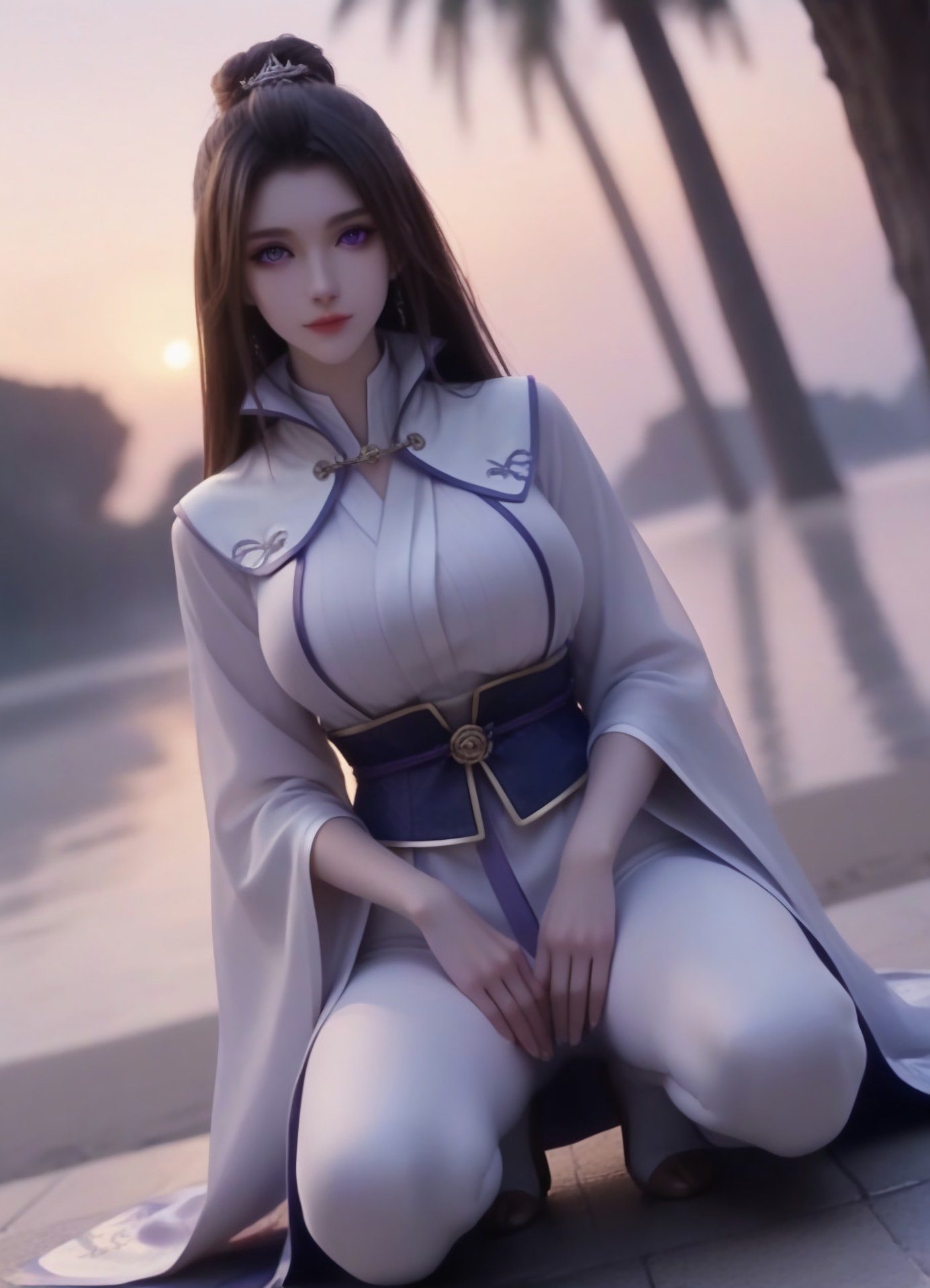 AI Porn - A Will Eternal Zhou Xingqi White-Purple Cultivation Seaside Gallery 105P