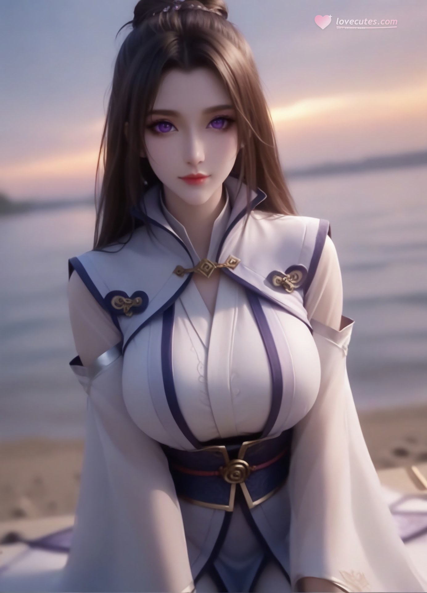 AI Porn - A Will Eternal Zhou Xingqi White-Purple Cultivation Seaside Gallery 105P